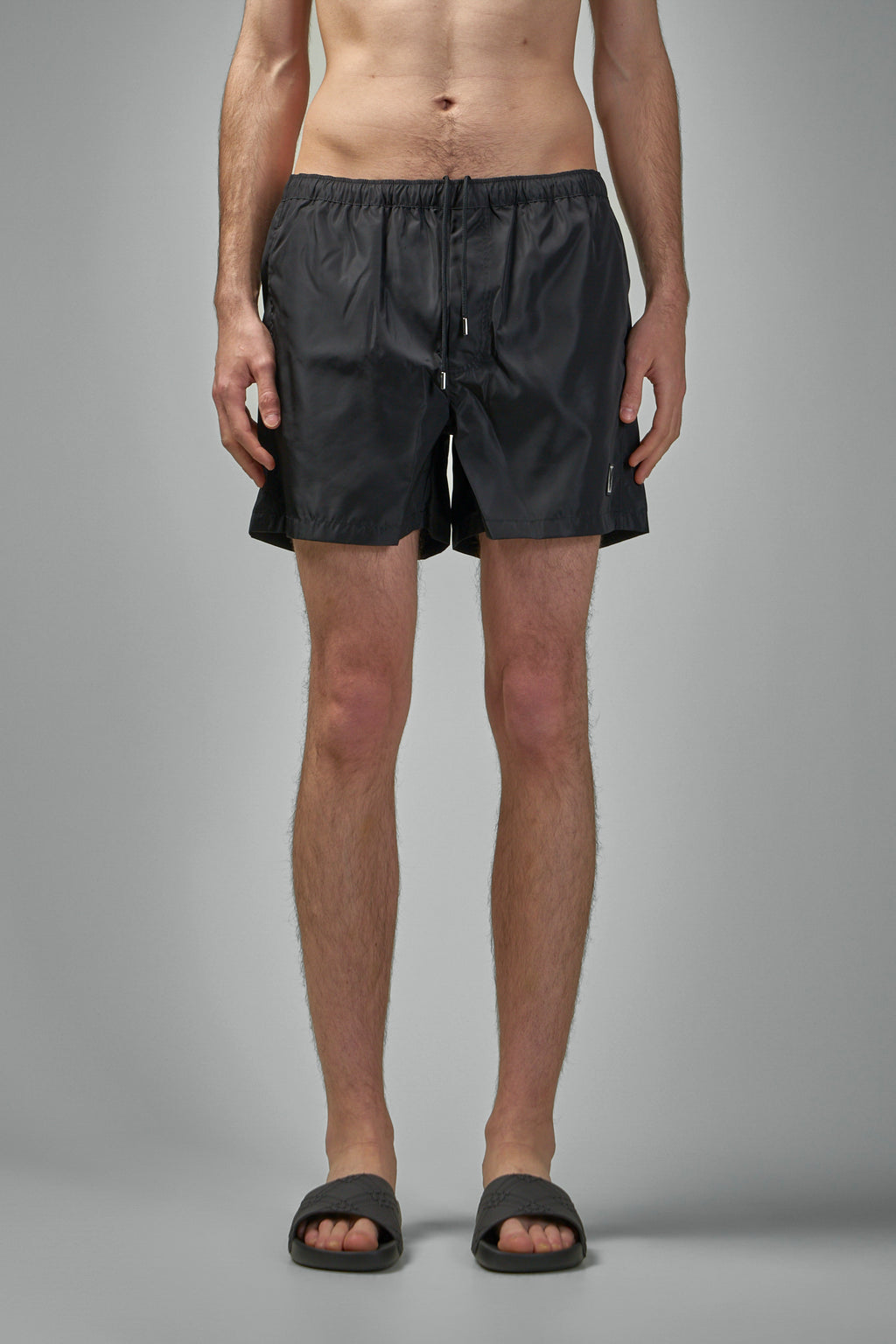 Nylon Swimsuit with Chez Valentino Patch