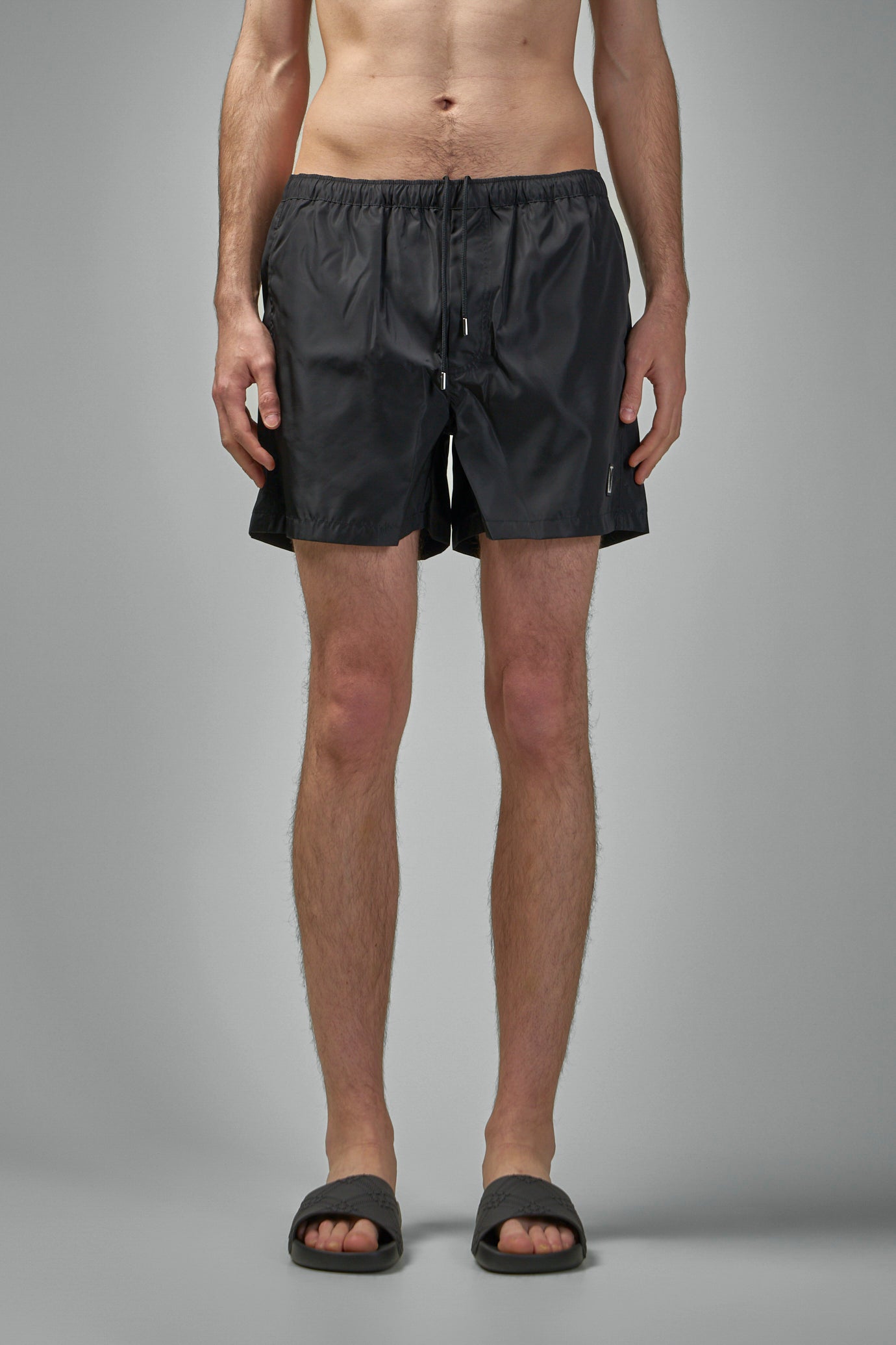 Nylon Swimsuit with Chez Valentino Patch