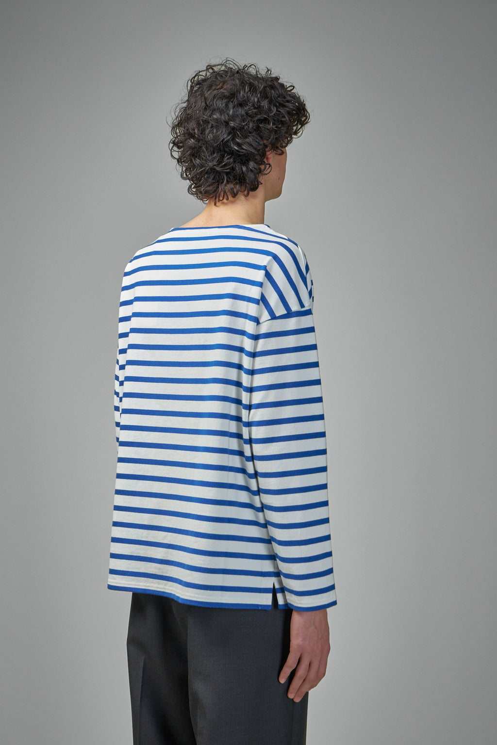 Long-Sleeved Cotton T-Shirt with Chez Valentino Print