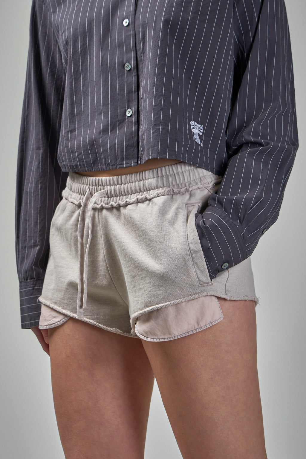 Mini-Shorts mit Logo