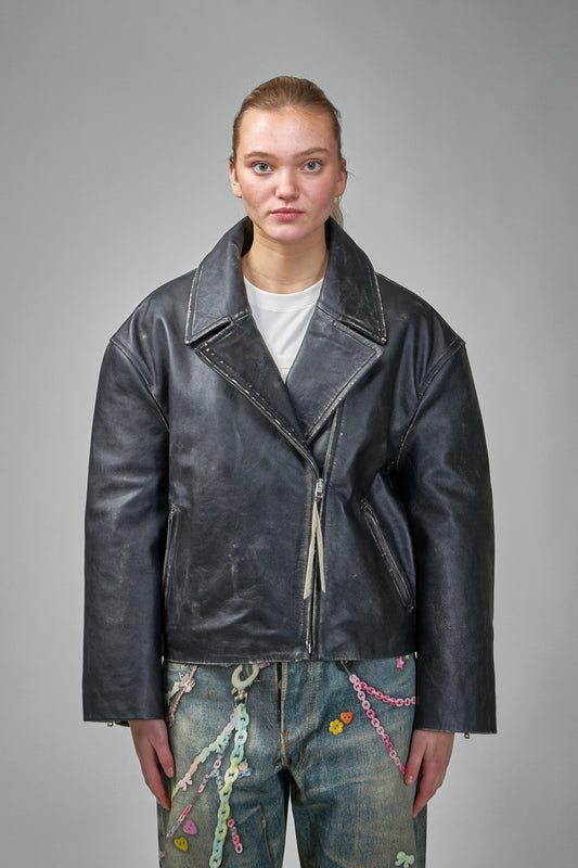 Lederjacke