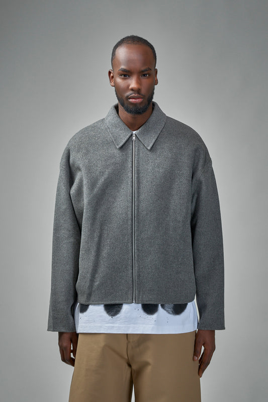 Wool Zipper Jacket