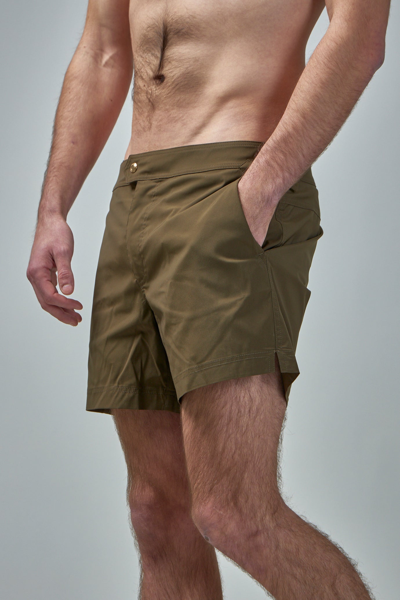 Compact Poplin Swim Short