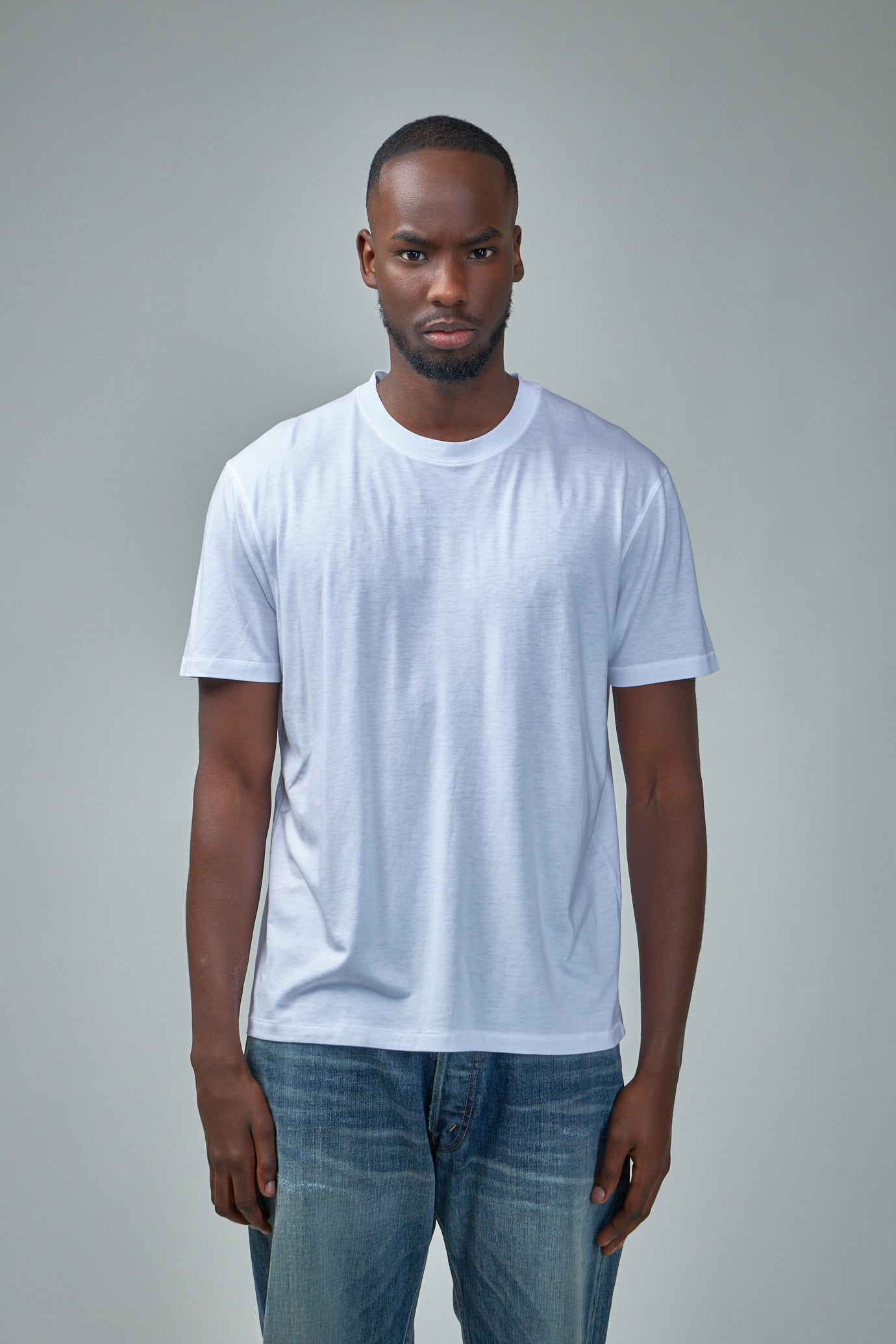 Lyocell Cotton SS Crew Neck