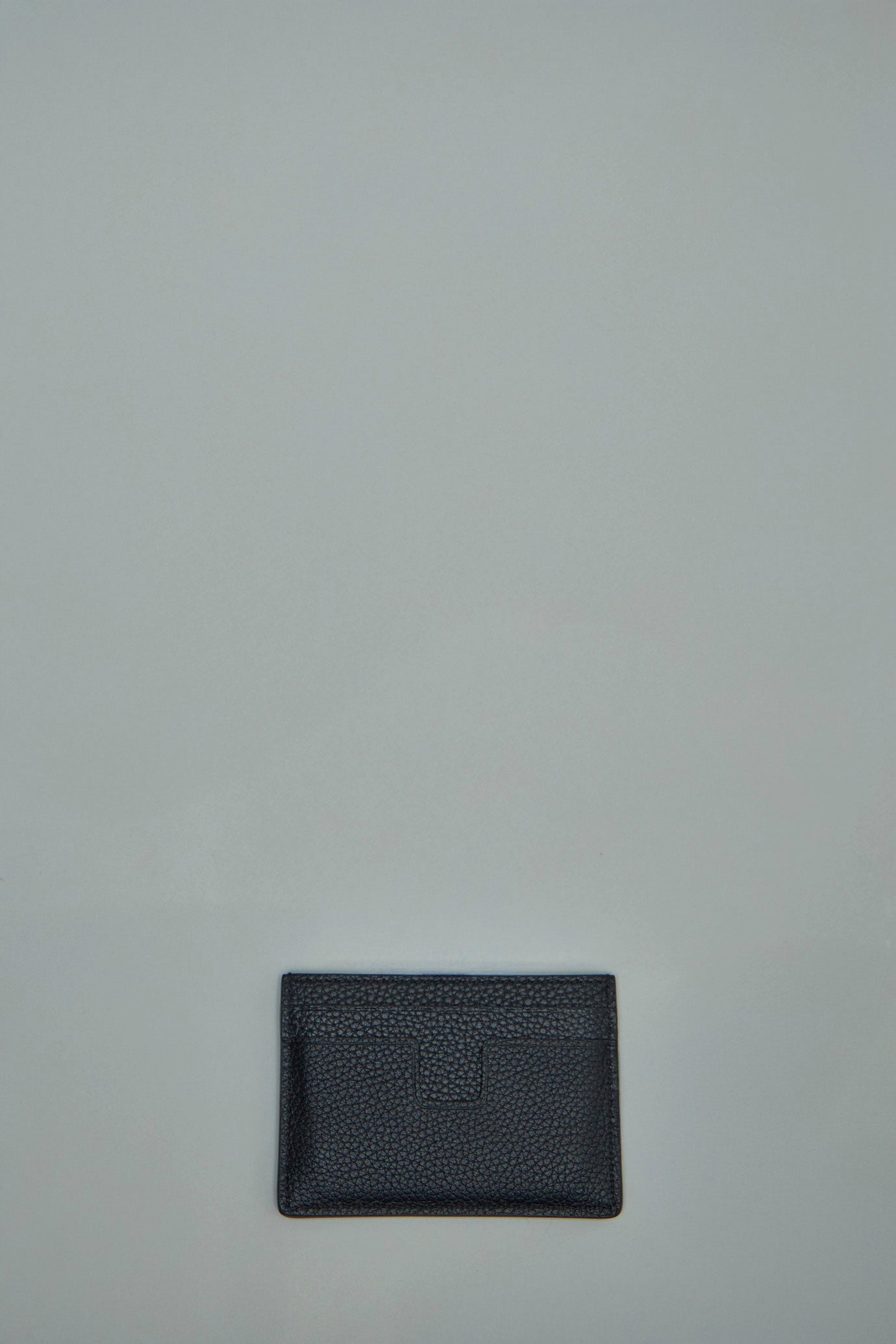 Soft Grain Leather T Line Cardholder