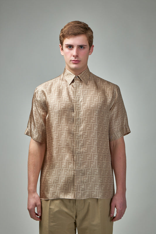 FF Short Sleeve Silk Shirt