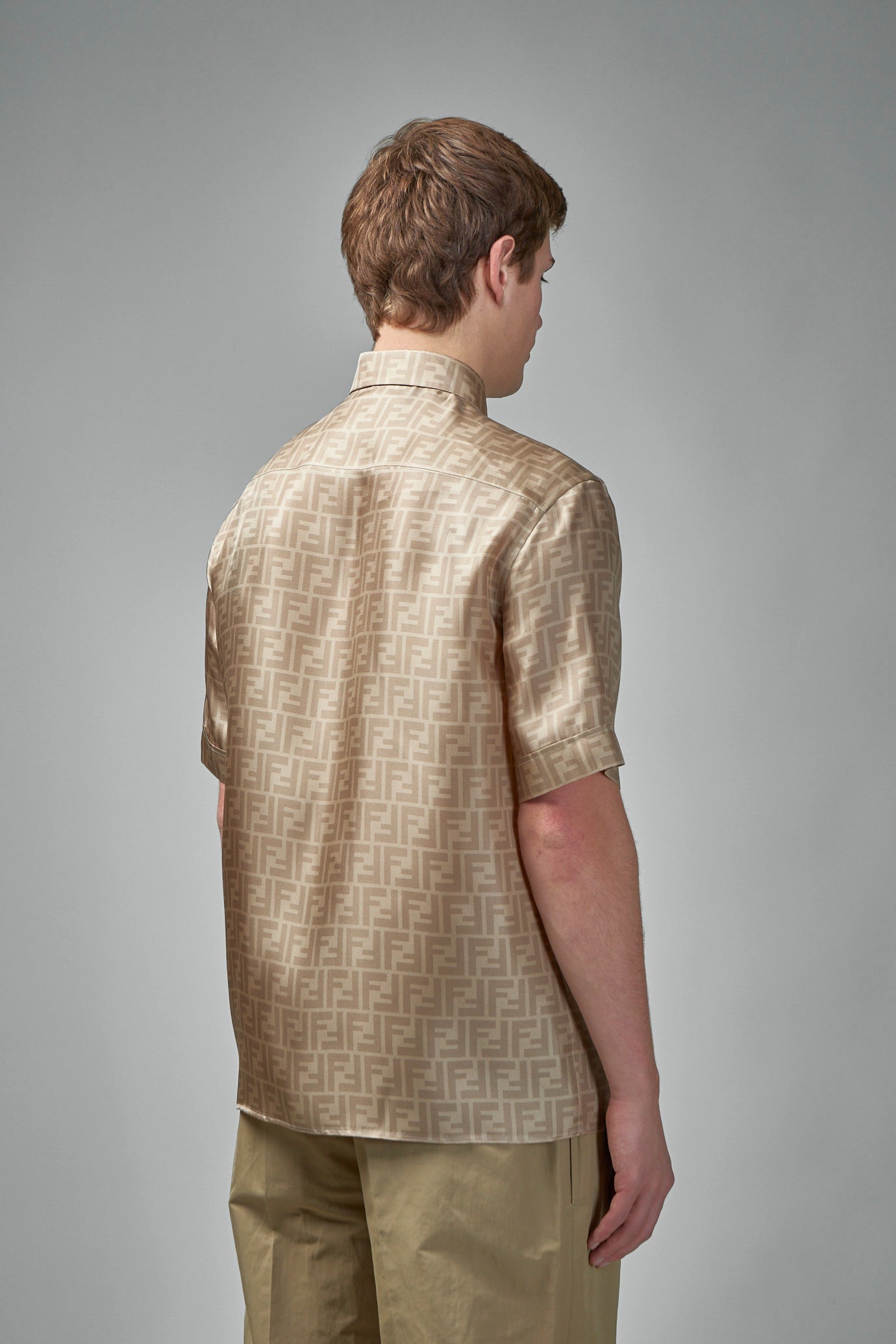 FF Short Sleeve Silk Shirt