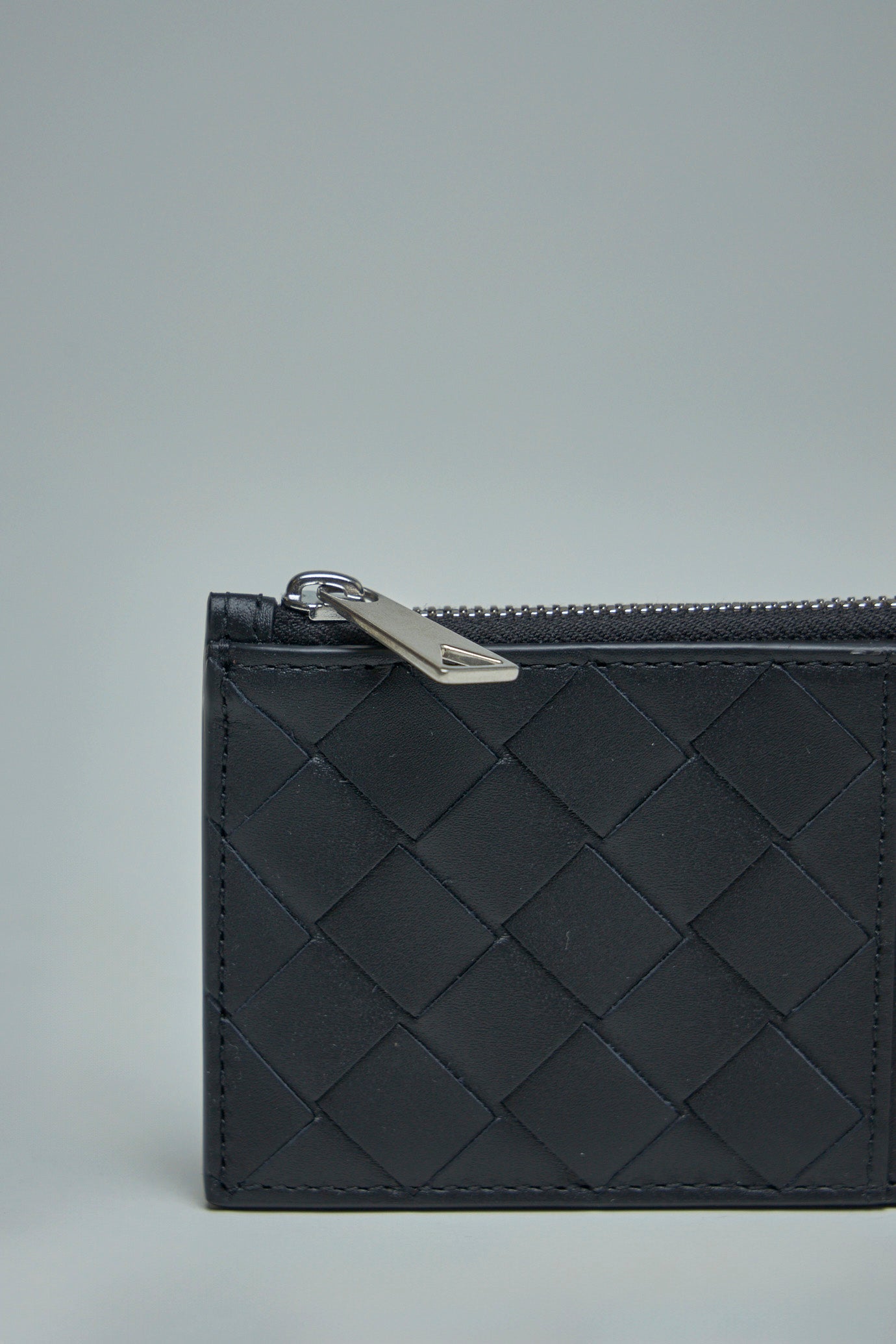 Intrecciato Zipped Card Case