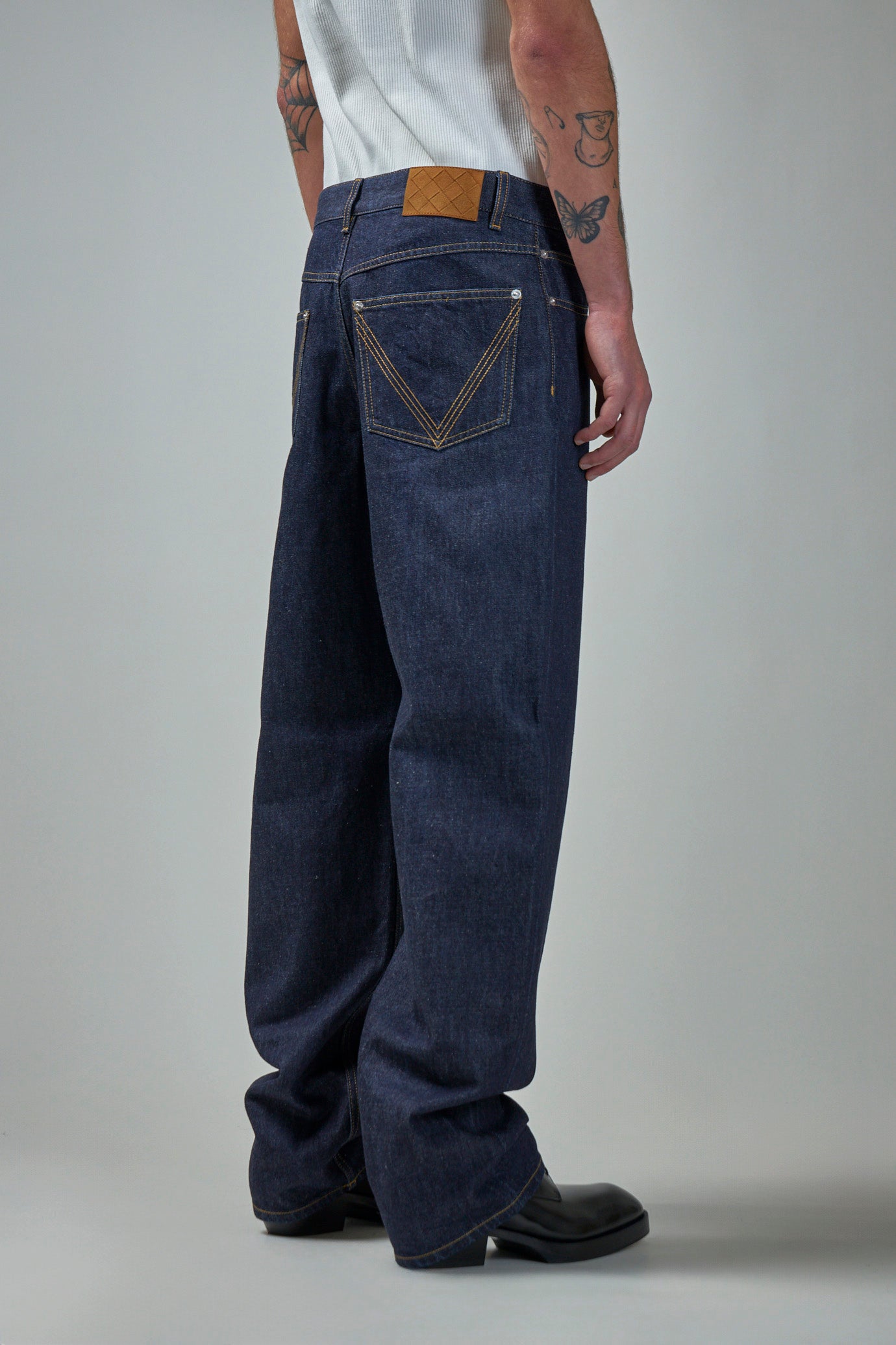 Indigo Wide Leg Jeans