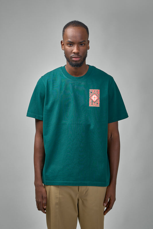 Gothic Stacked Logo Screen Printed T-Shirt