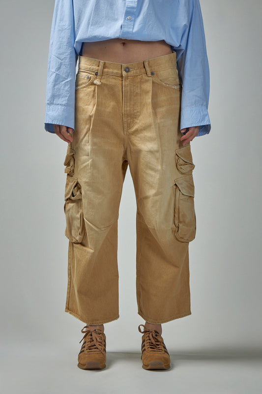 Cropped Multipocket Cargo