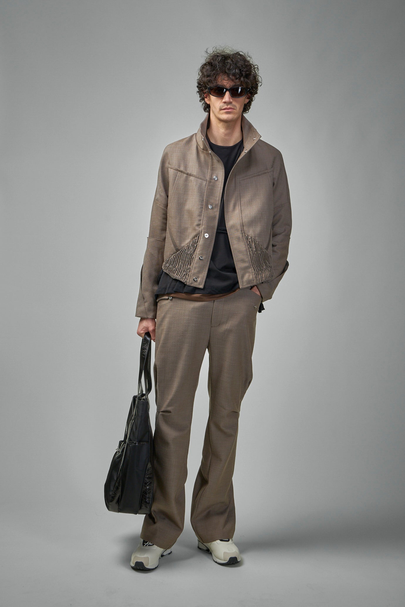 Alec K-Dart Trouser Herringbone Wool