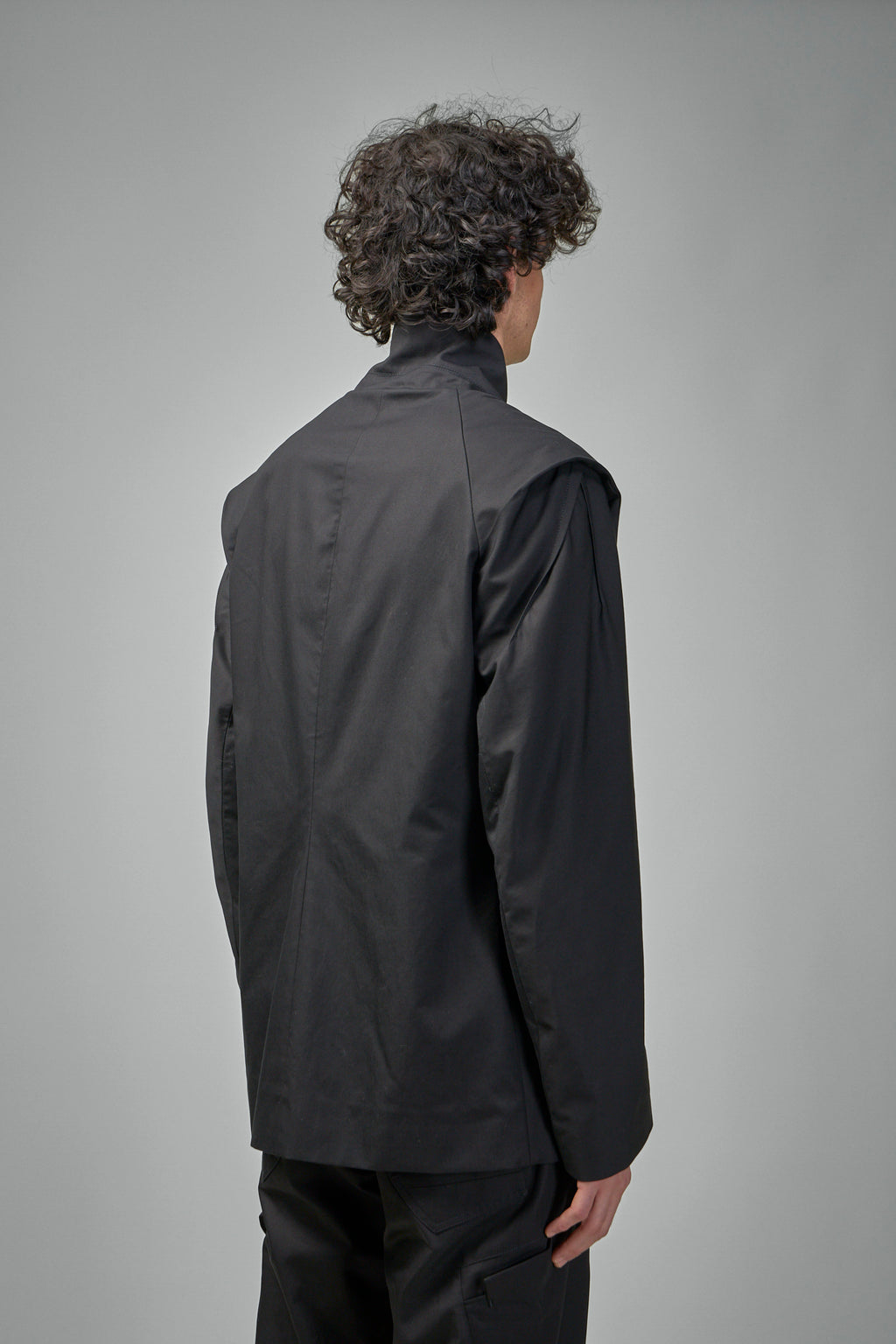 KKSS25J02-39 Navin K-Dart Blazer Baumwollgewebe schwarz Zobel