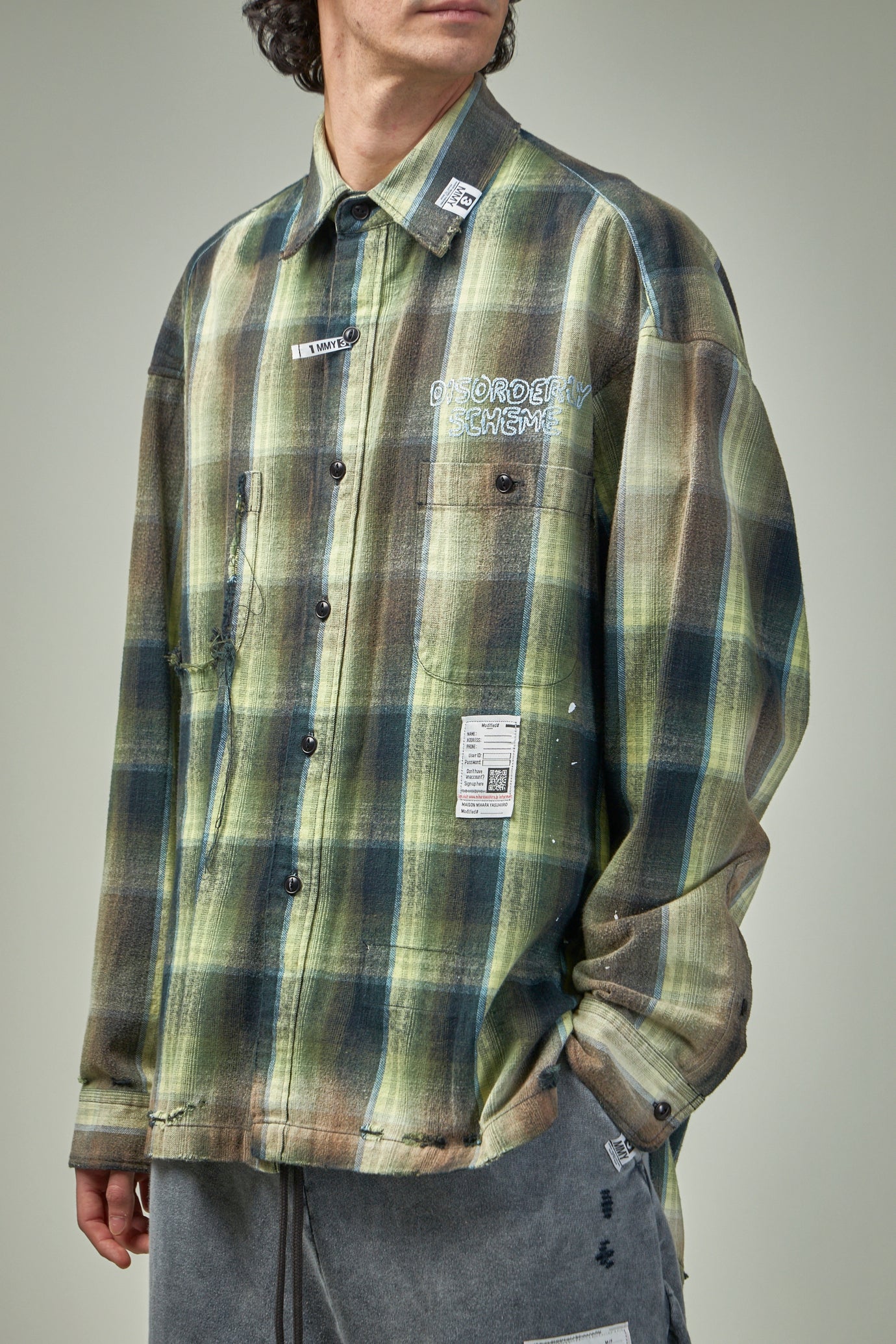 Vintage Like Check L/S Shirt