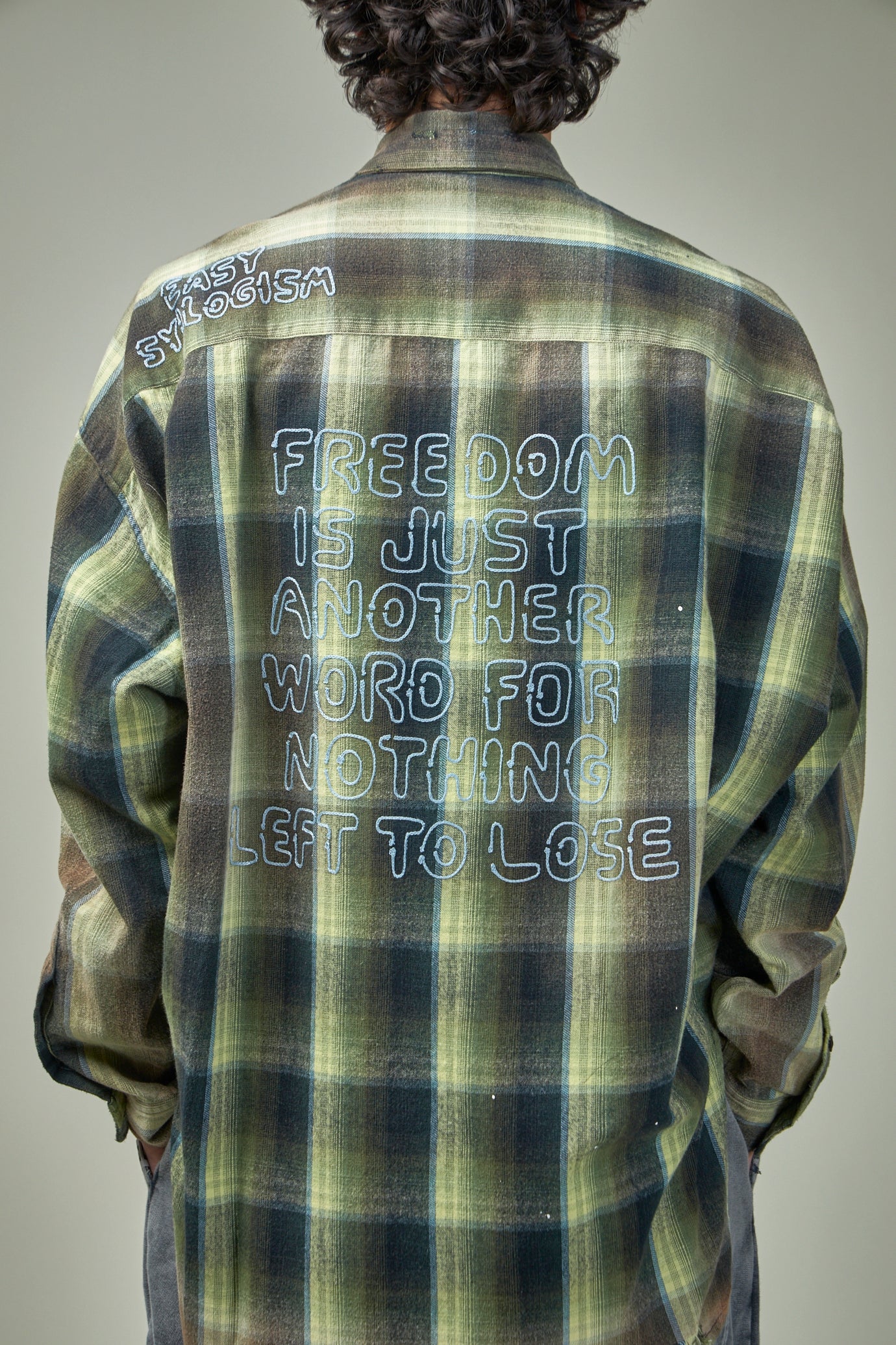 Vintage Like Check L/S Shirt