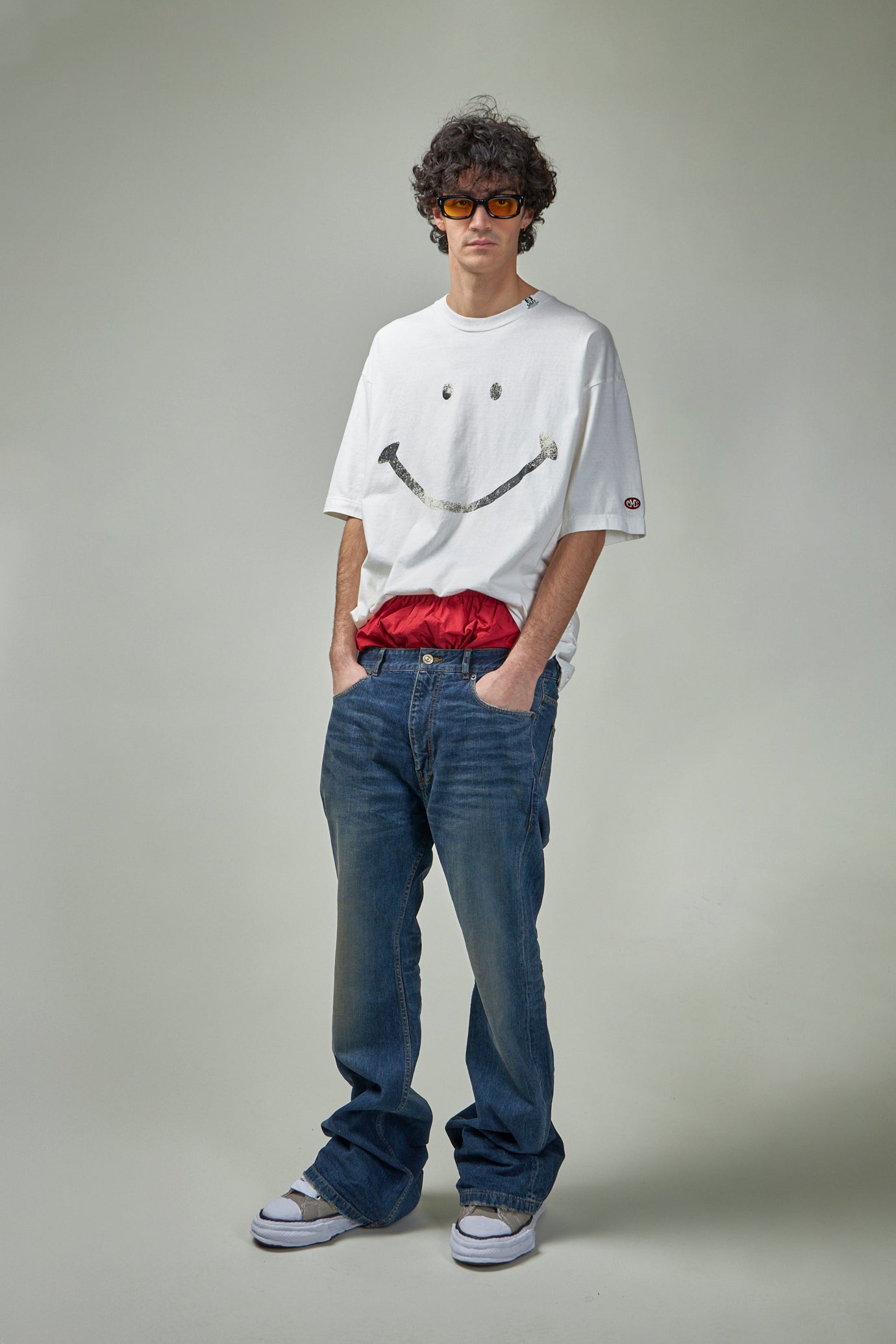 Smiley Face Printed Tee