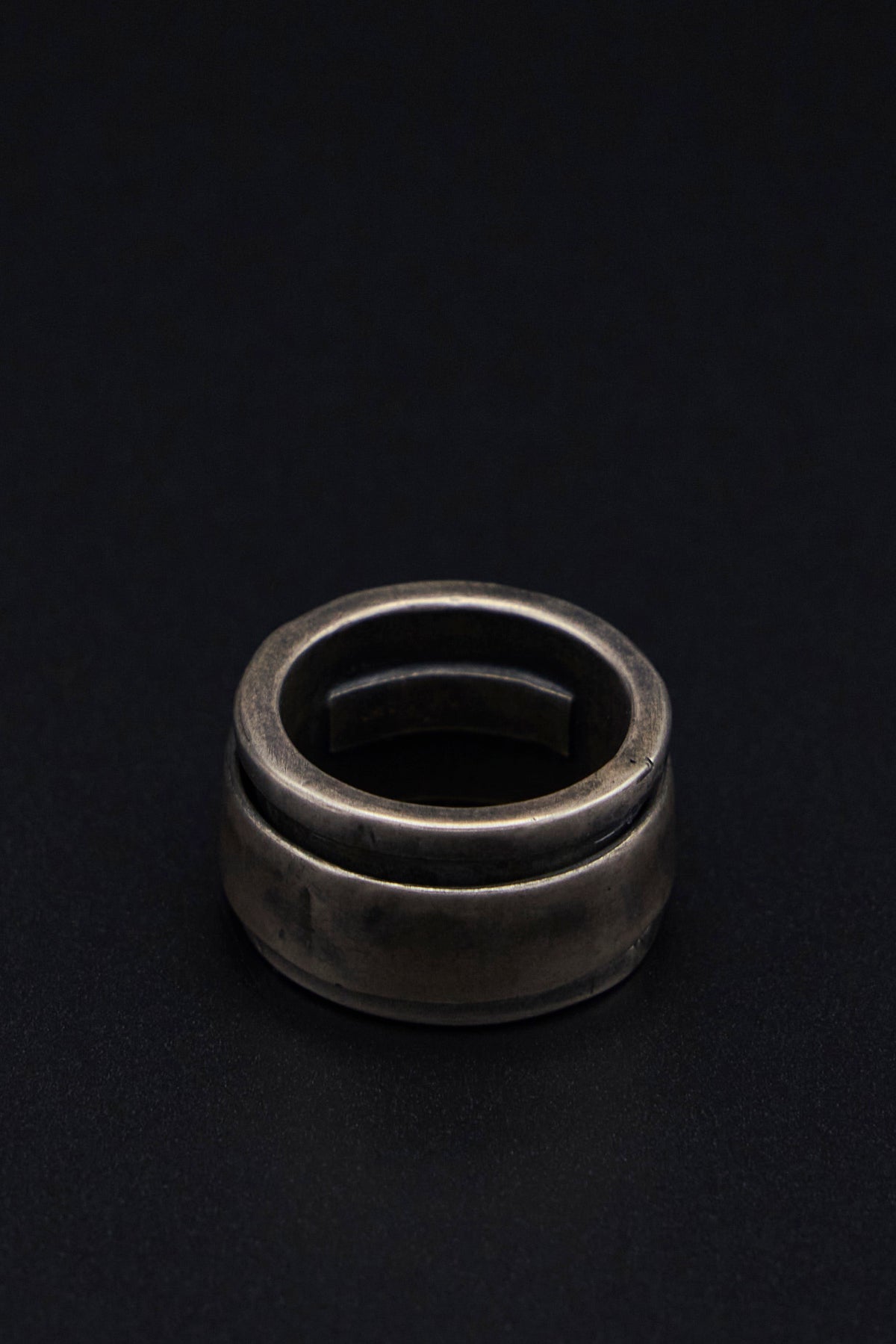 Double Layer Silver Ring