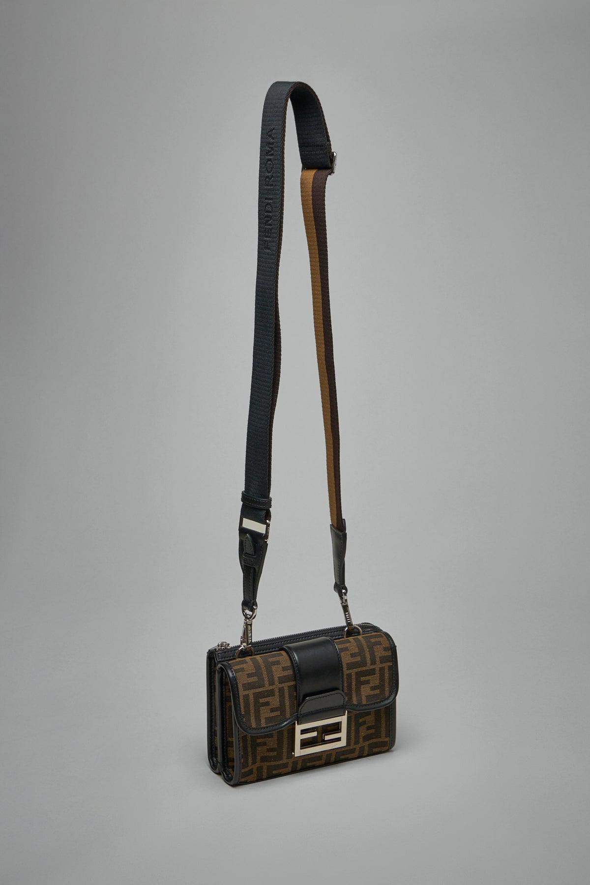 7VA649 APDR F0L3T M.Flap Bag/Damen Stoff+Kalbsleder+ tbmr+nr+pall