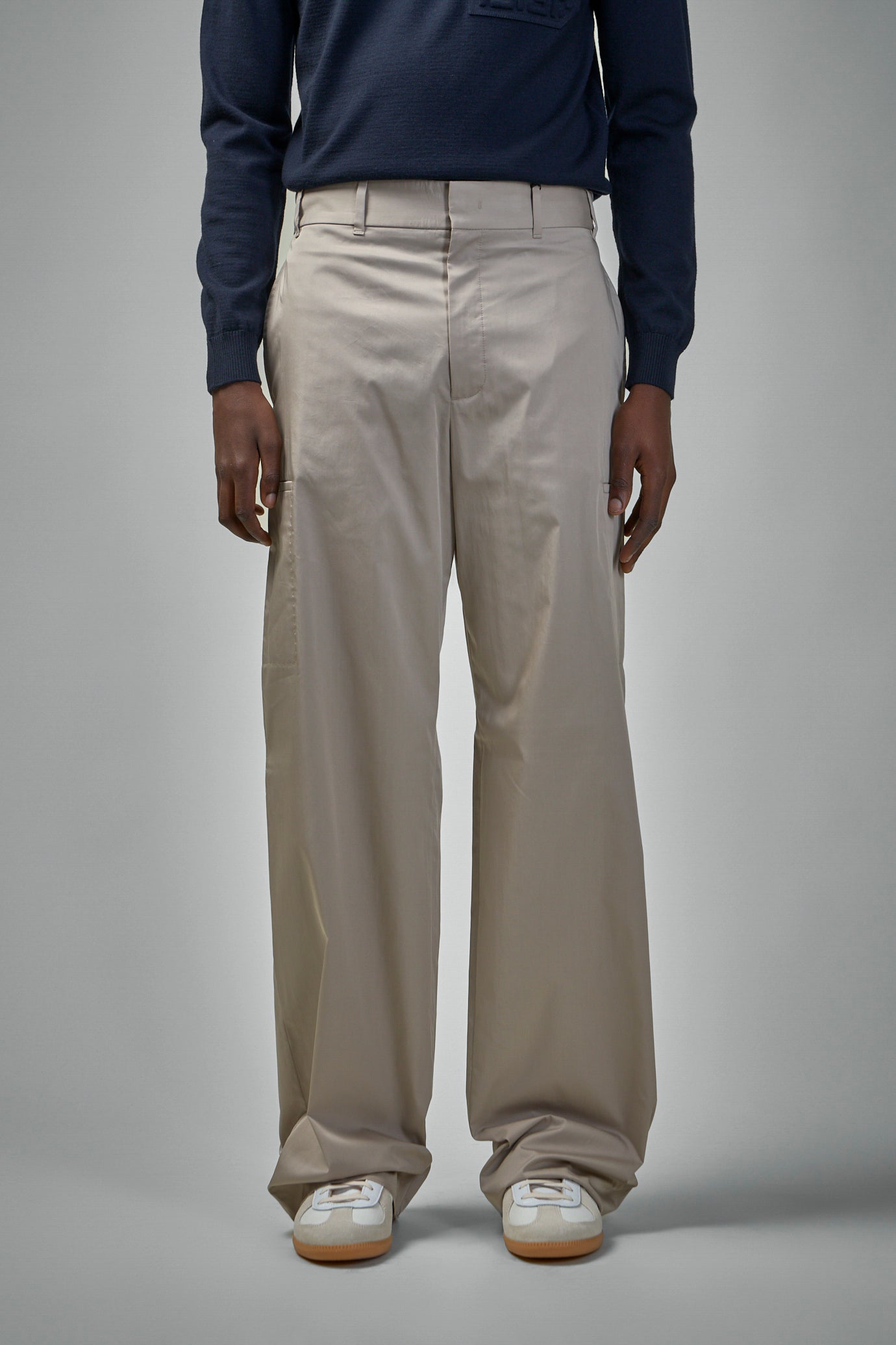 Straight-cut Cargo Trousers