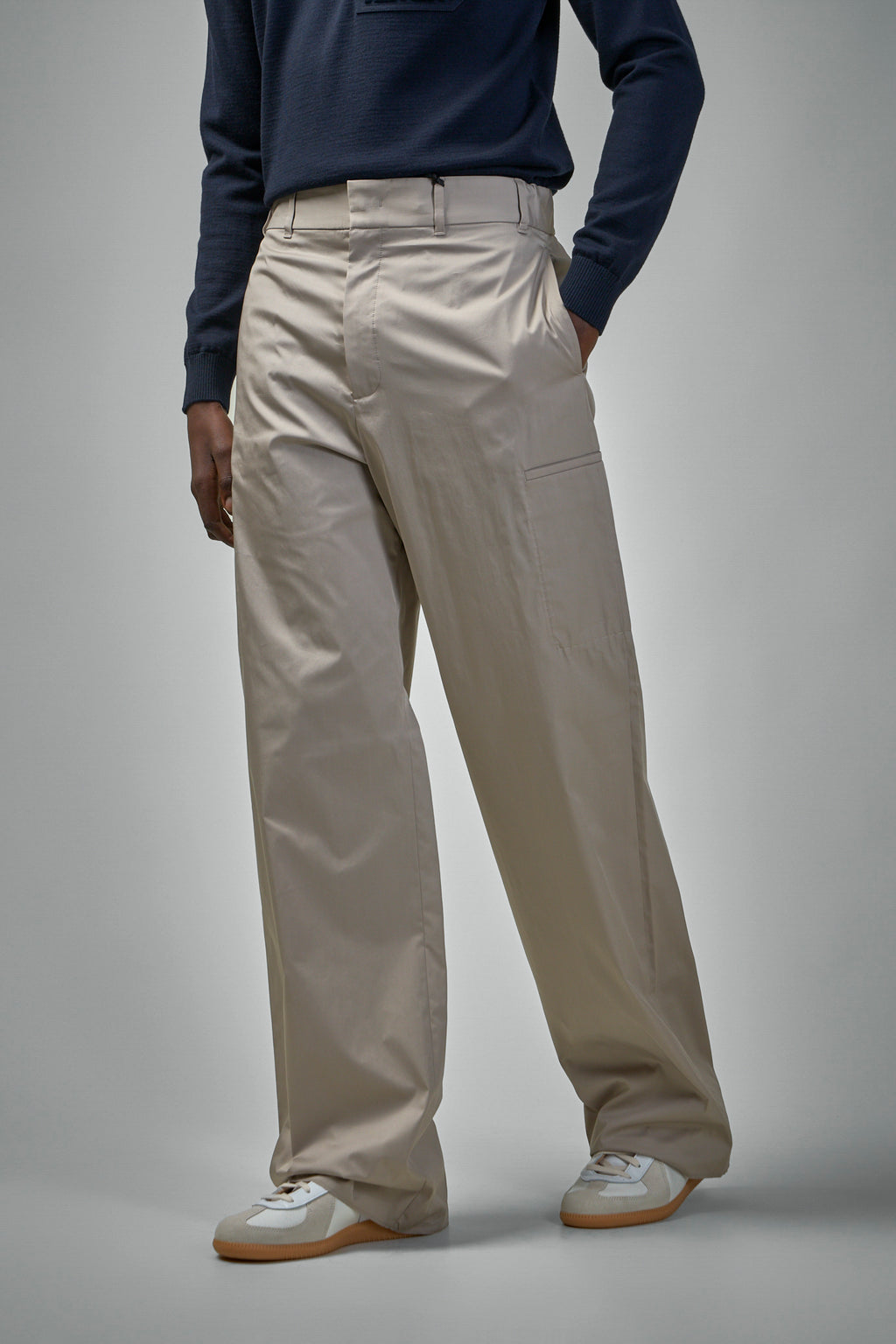 Straight-cut Cargo Trousers