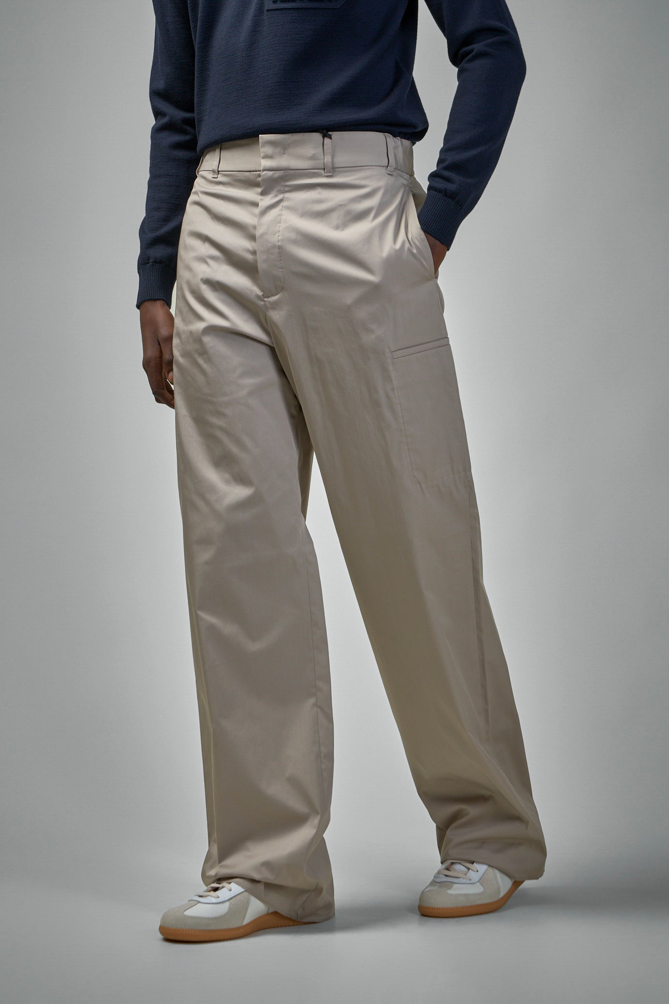 Straight-cut Cargo Trousers
