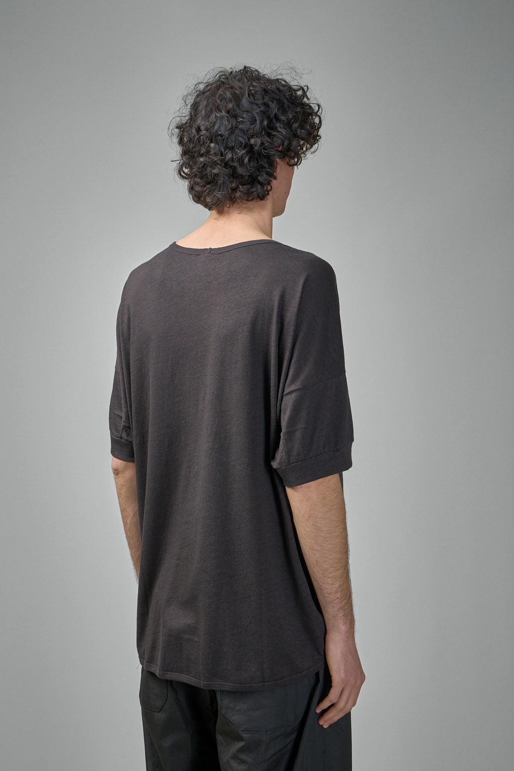 TEE#86 Short Sleeve Crew Neck Tee Organic Cotton Linen