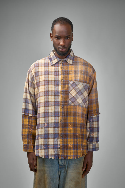Patchwork Logo Flannel