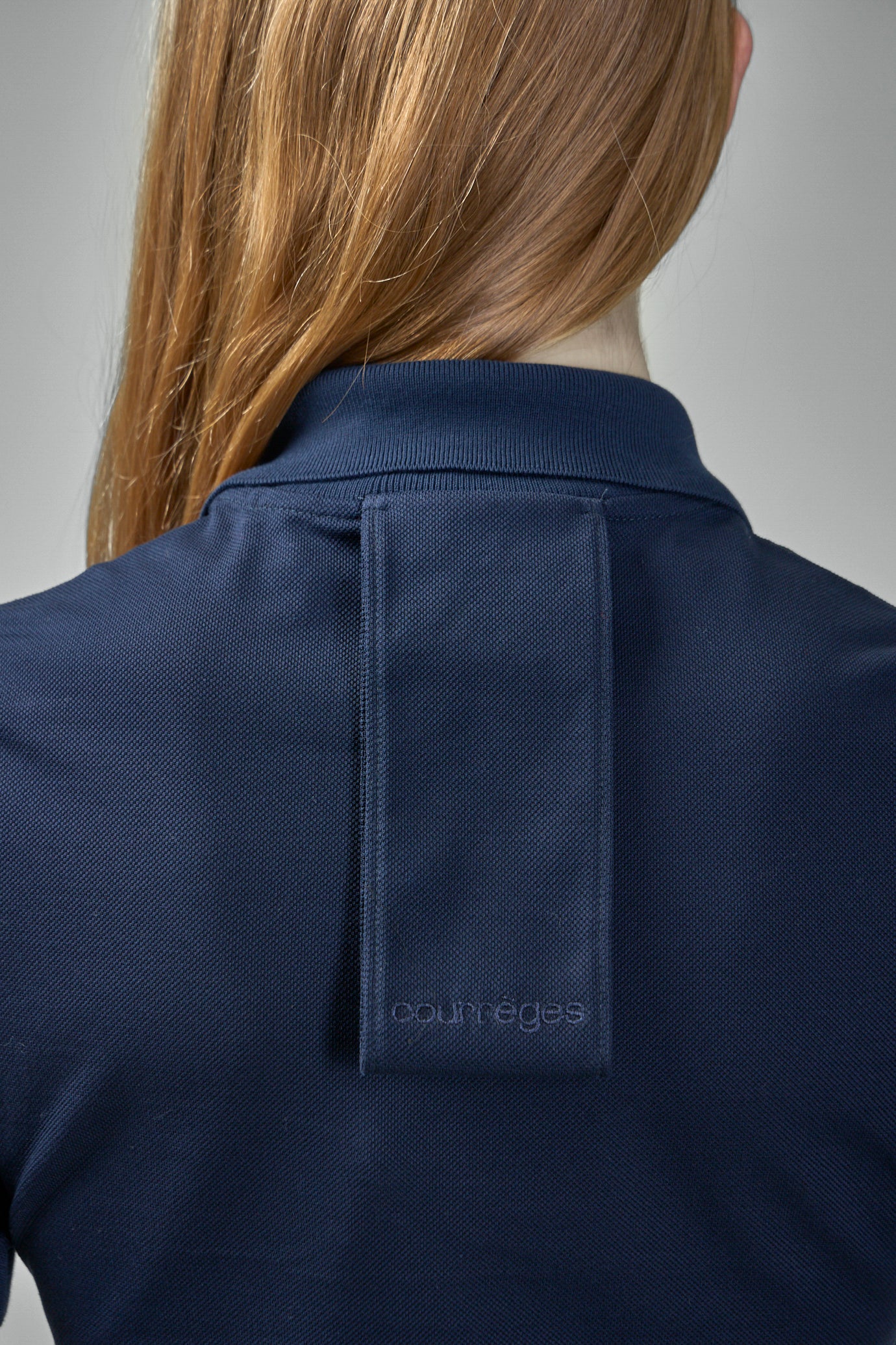 125JRO554JS0193 Kleid Polo Piqué 7075 Marine