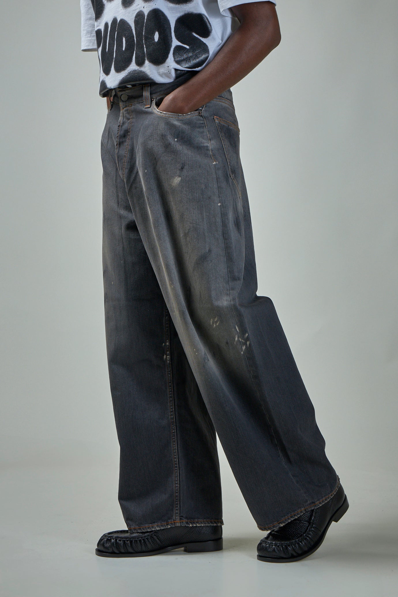 Baggy Jeans Acne Studios Grey Jeans Acne Studios Super Baggy Fit