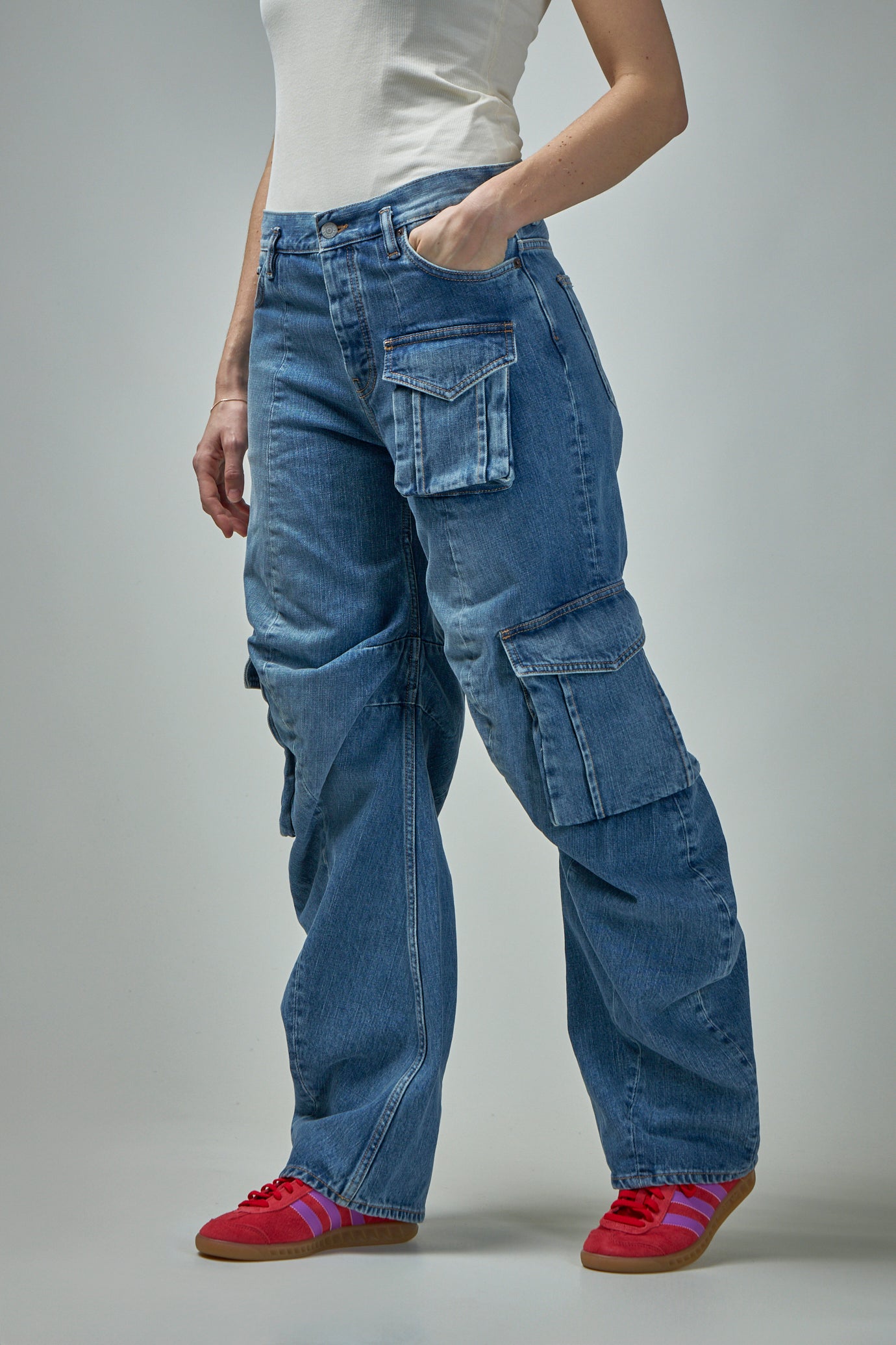 Cargo Pocket Jeans