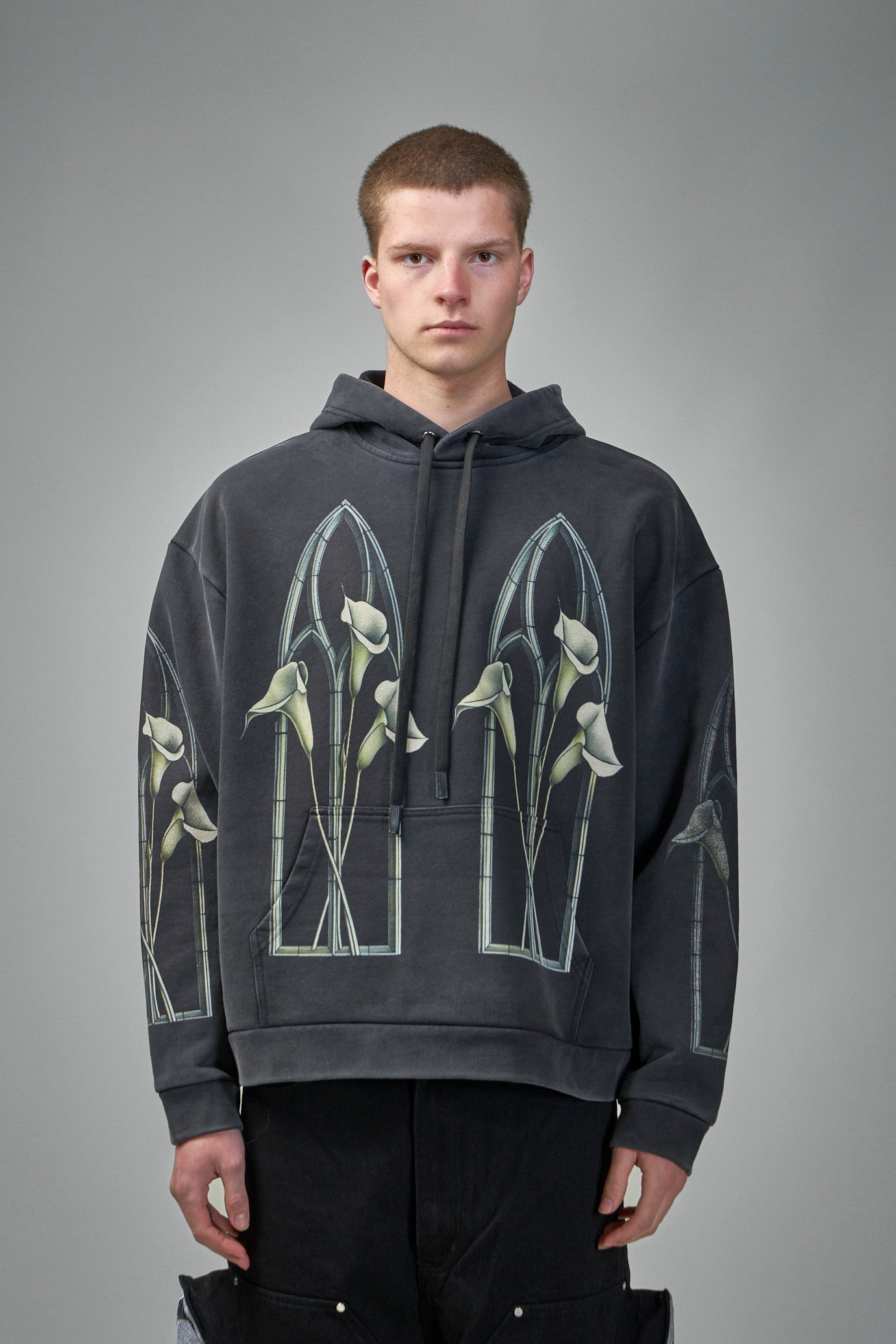 Calla Window Hooded Pullover
