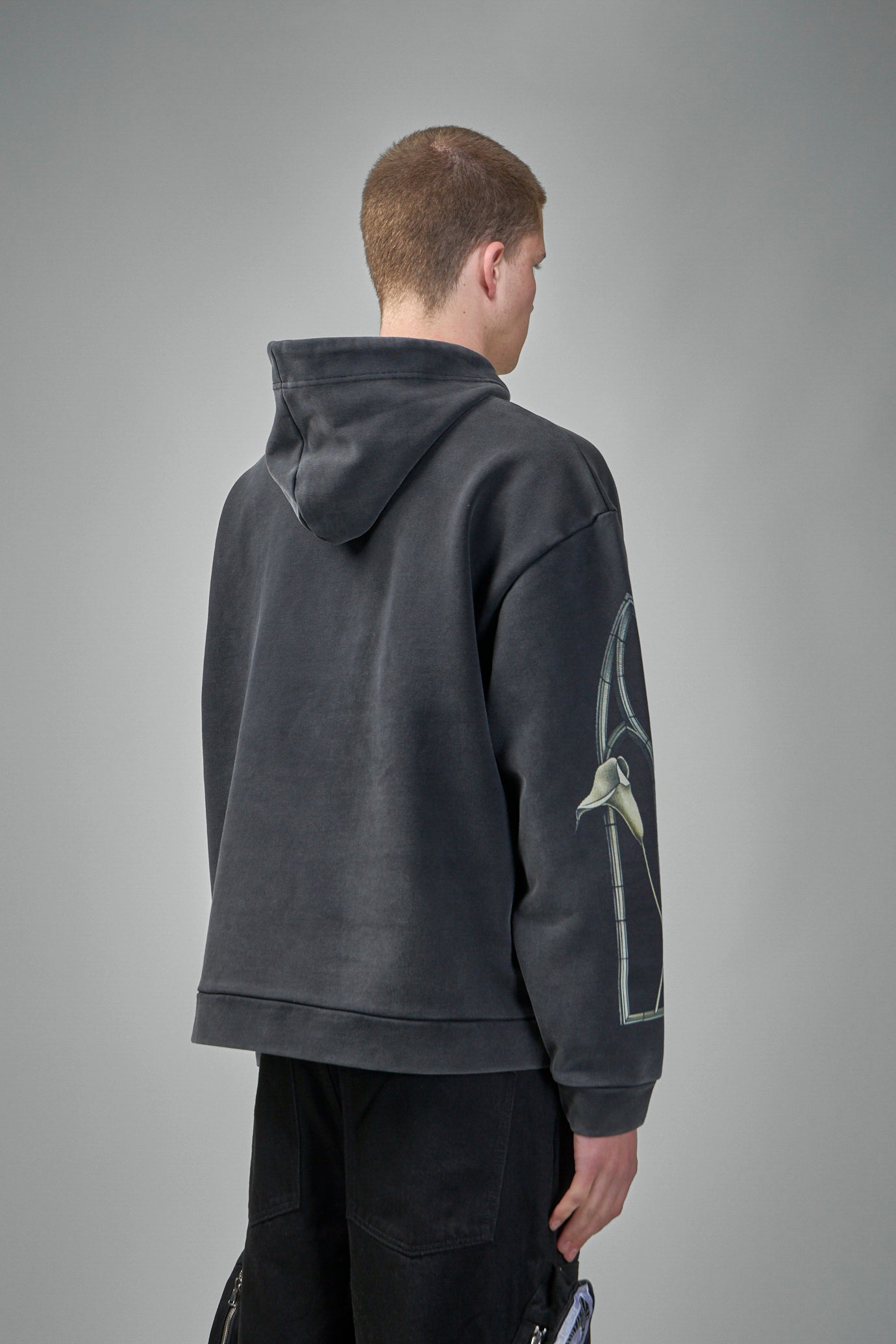 Calla Window Hooded Pullover