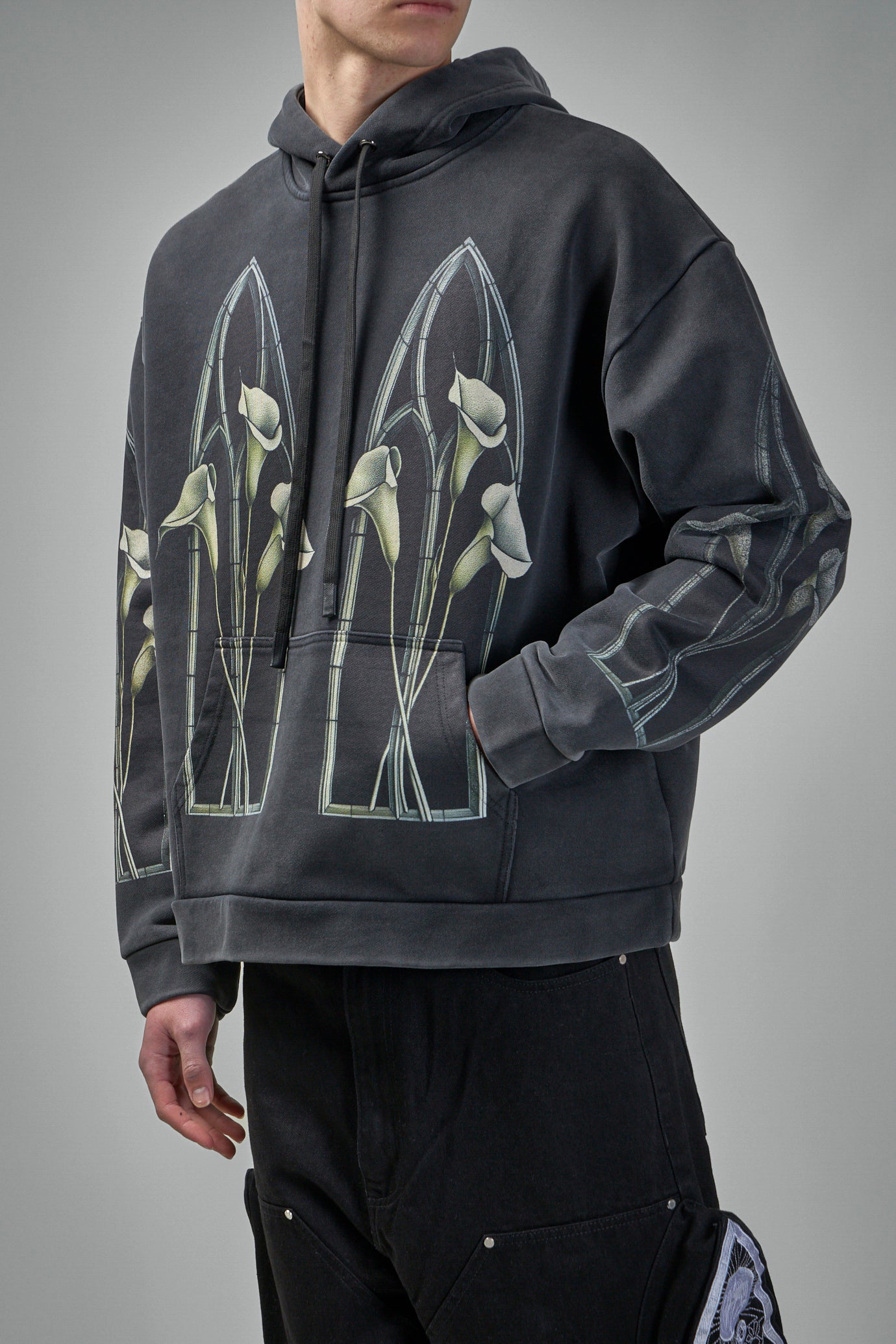 Calla Window Hooded Pullover