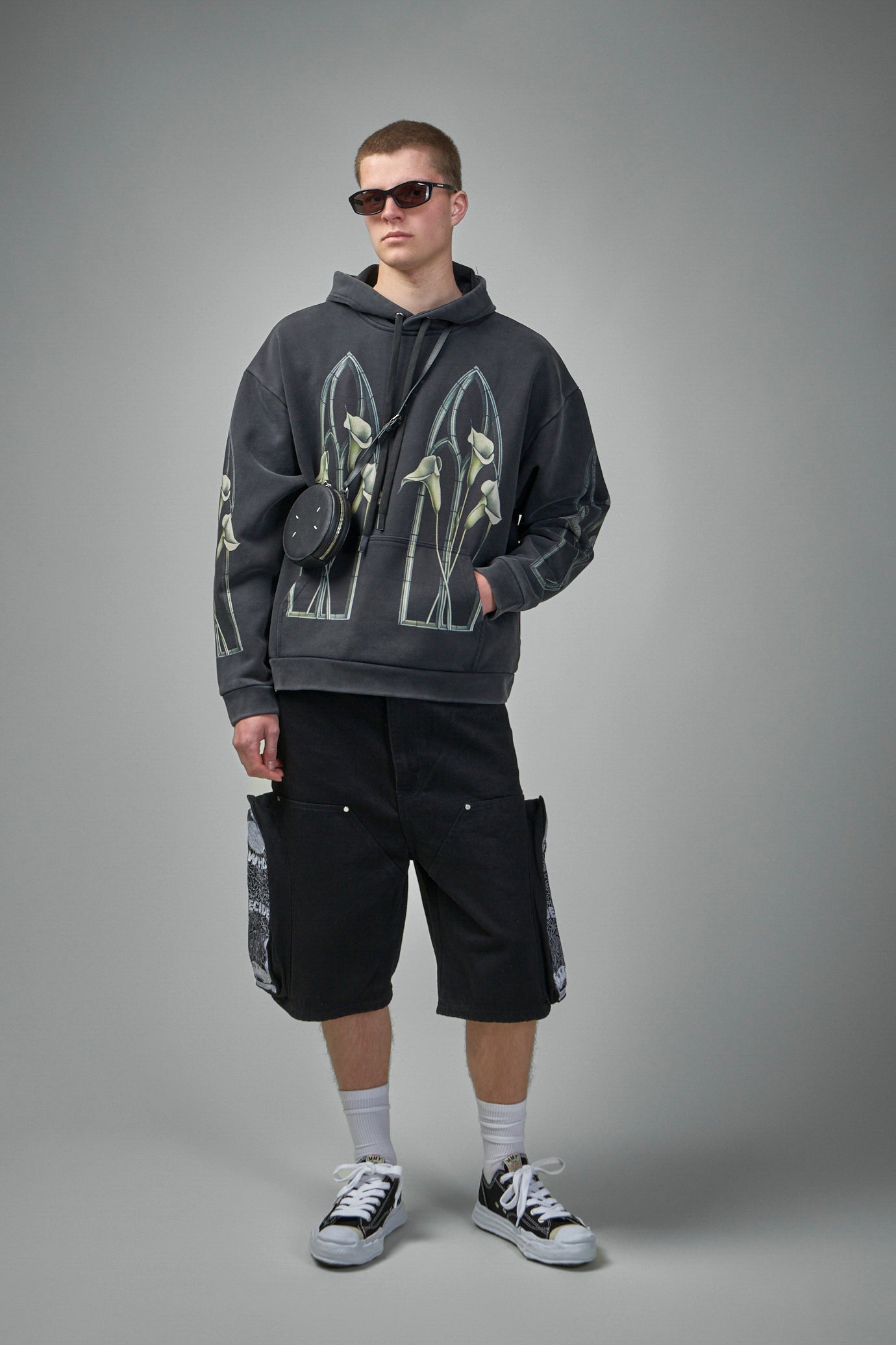 Calla Window Hooded Pullover