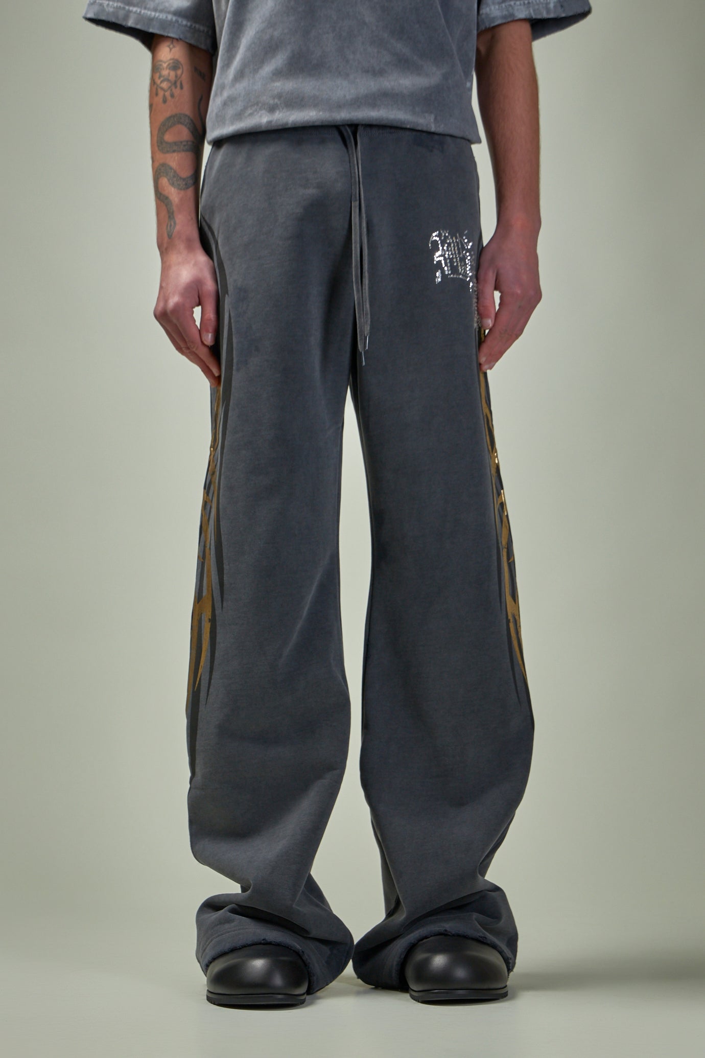 Tacky Gold Baggy Sweatpants