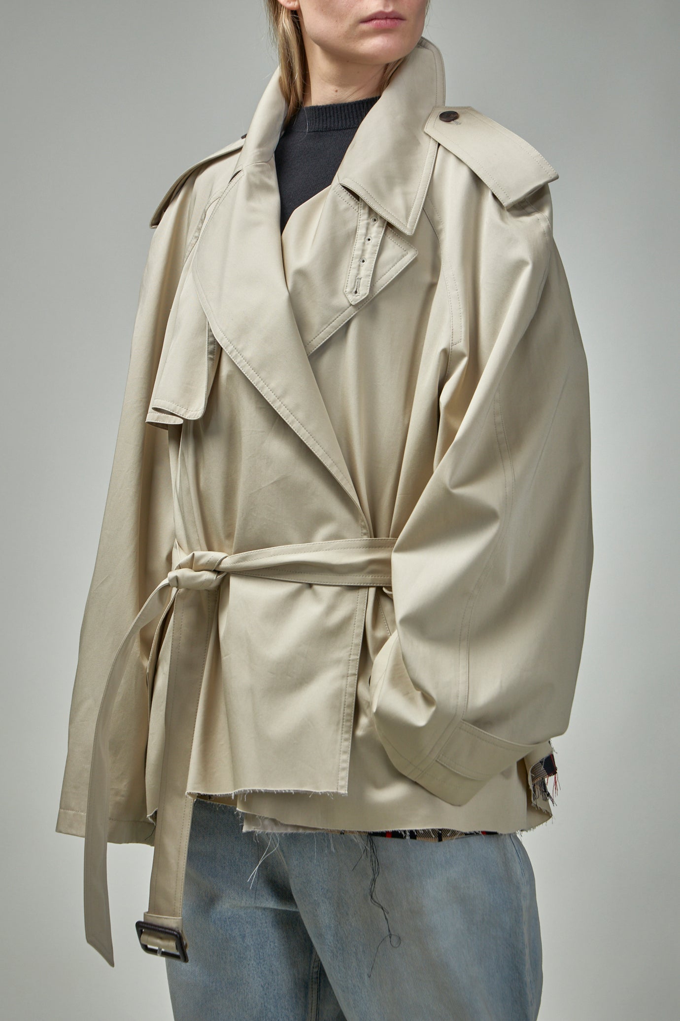 Kurzer Trenchcoat