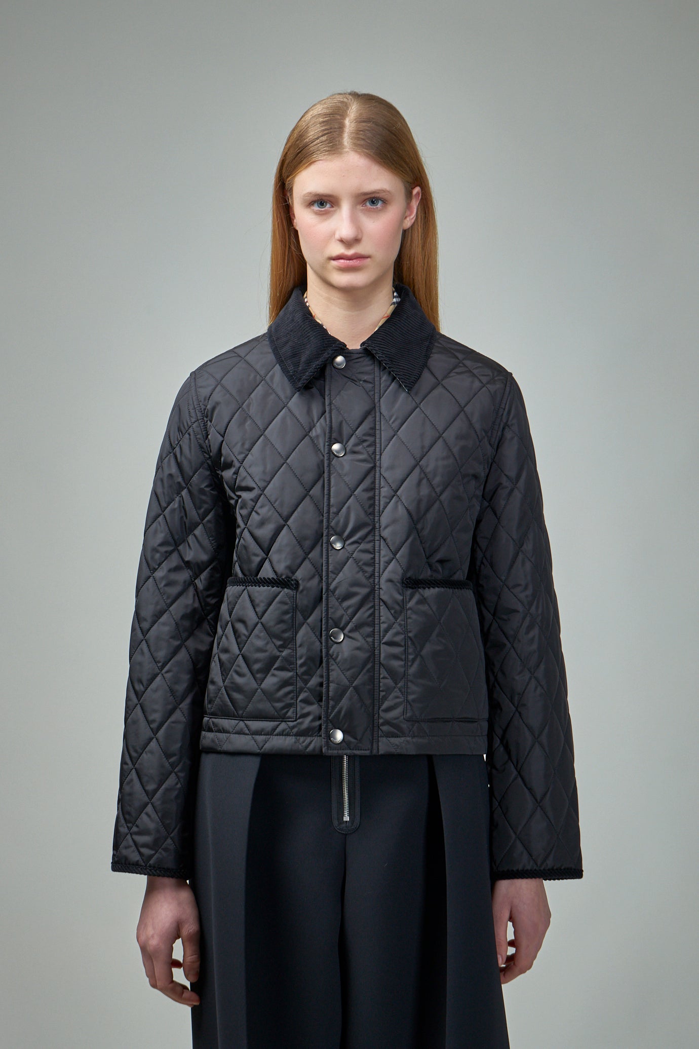 Cropped Quilted Nylon Witney Jacket