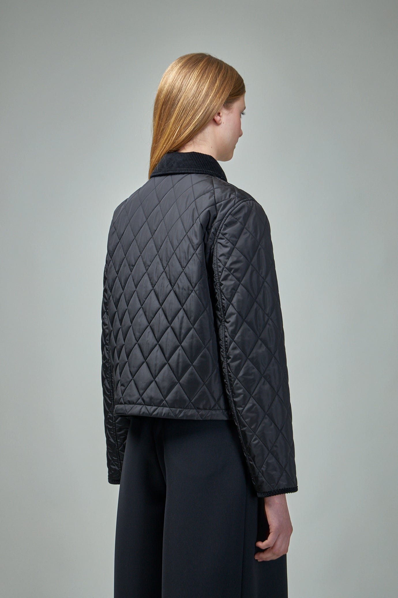 Cropped Quilted Nylon Witney Jacket