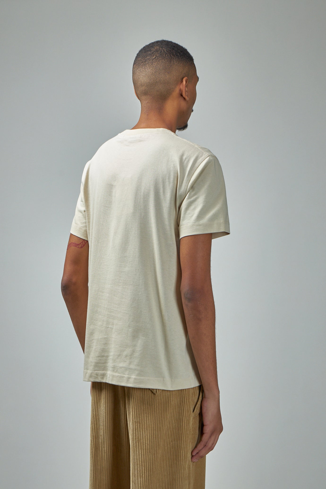 Check Label Cotton T-shirt