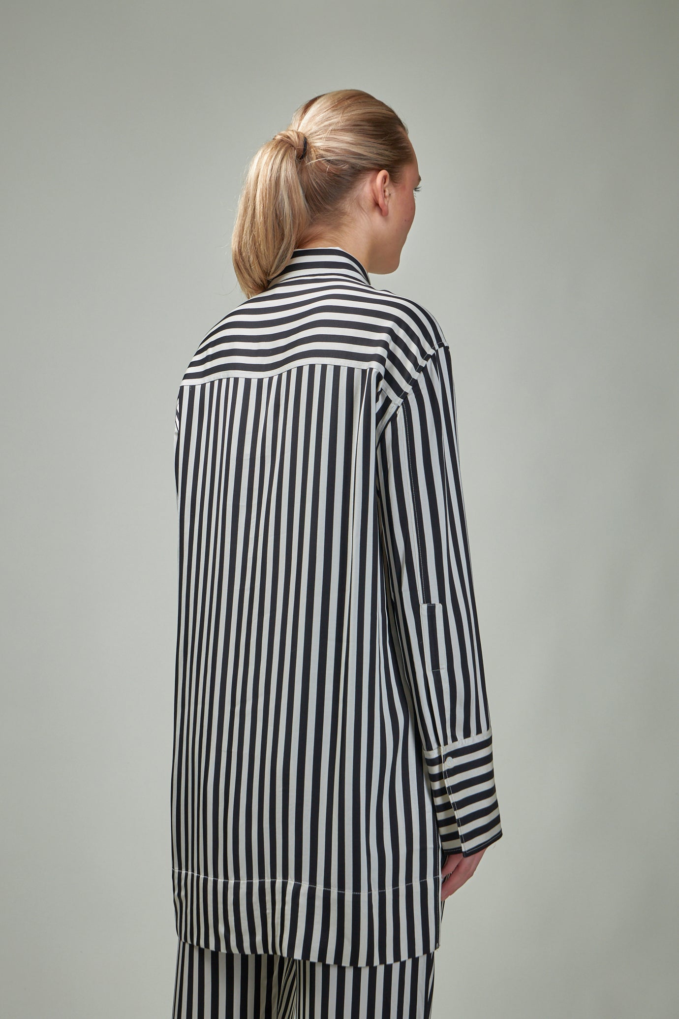 LEA Striped Viscose Shirt