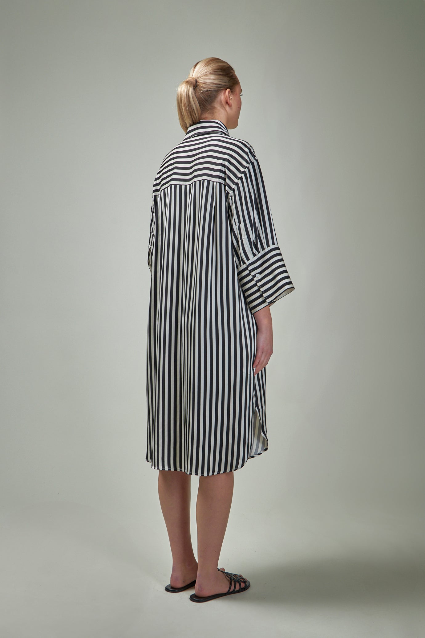 NOE Striped Viscose Dress