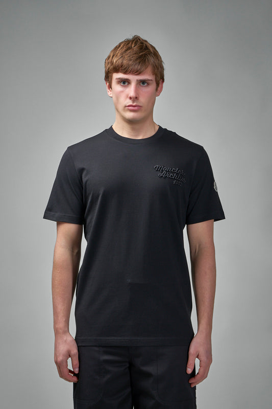 Embroidered Logo Cotton T-Shirt