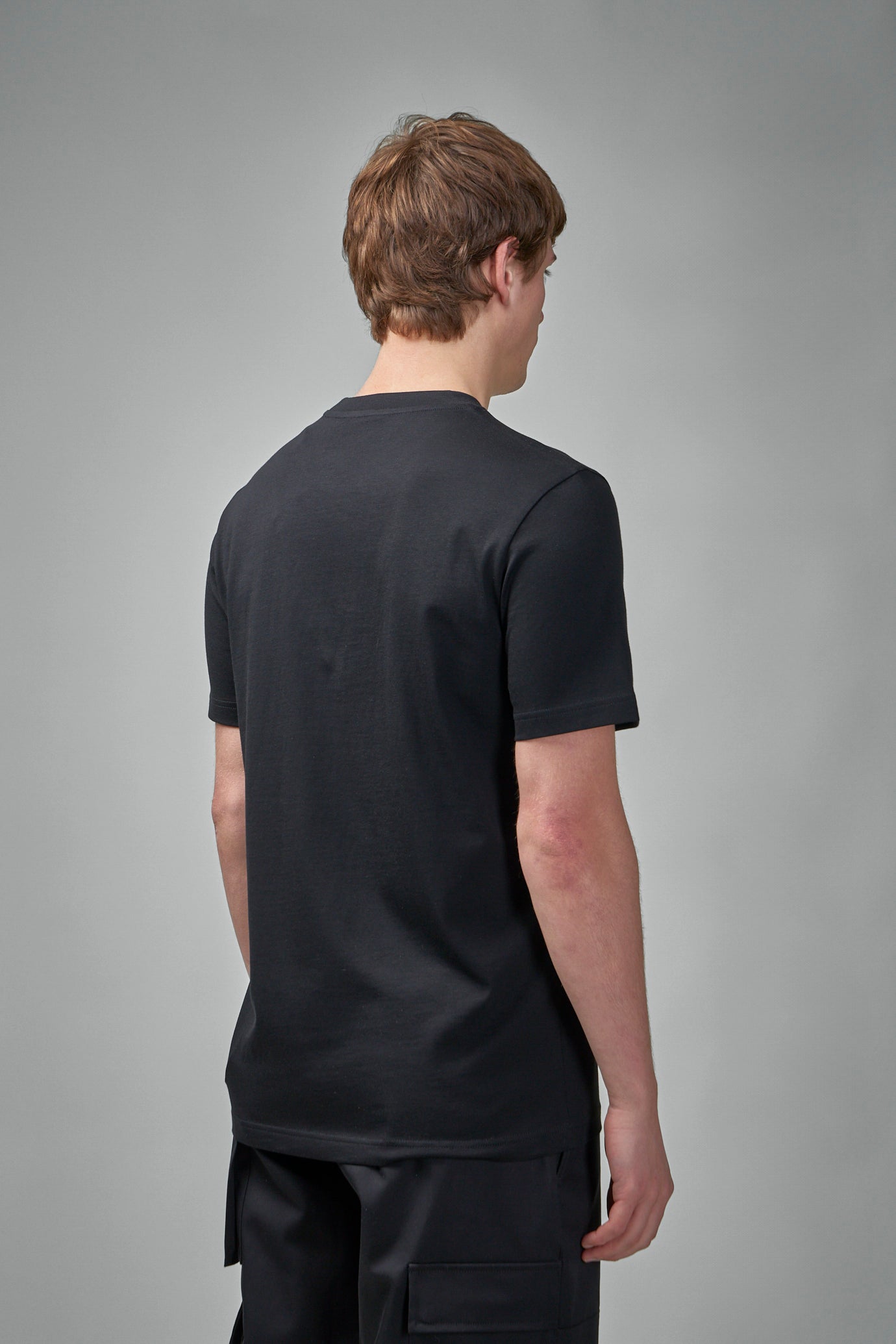 Embroidered Logo Cotton T-Shirt