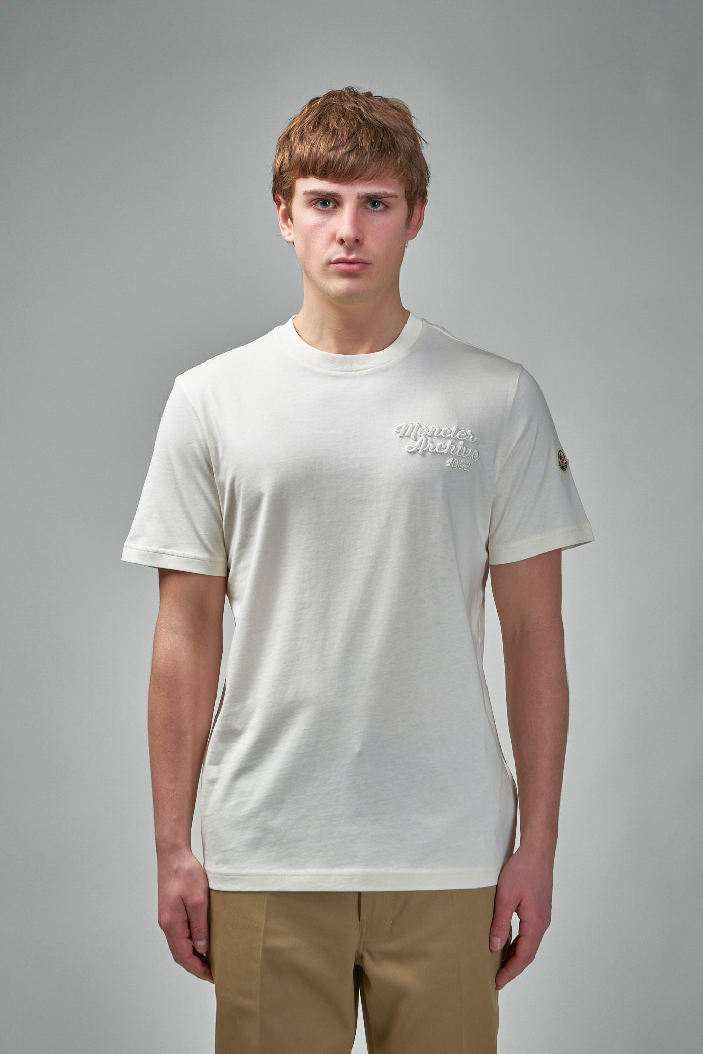 Embroidered Logo Cotton T-Shirt