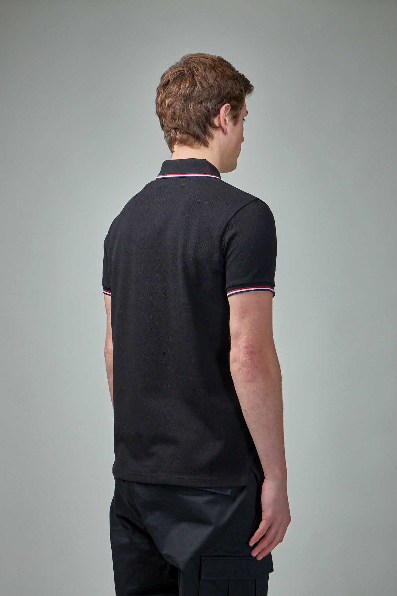 Tricolour-Trimmed Cotton Piquet Polo Shirt