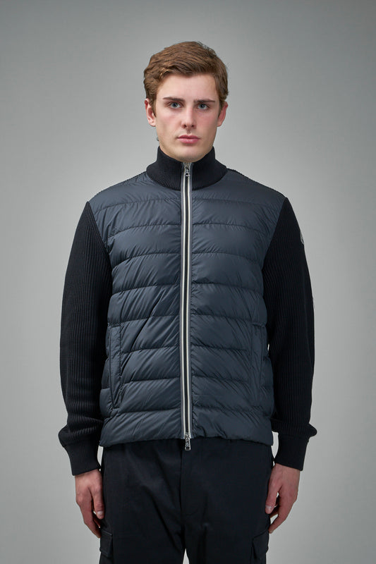 Padded Wool Cardigan