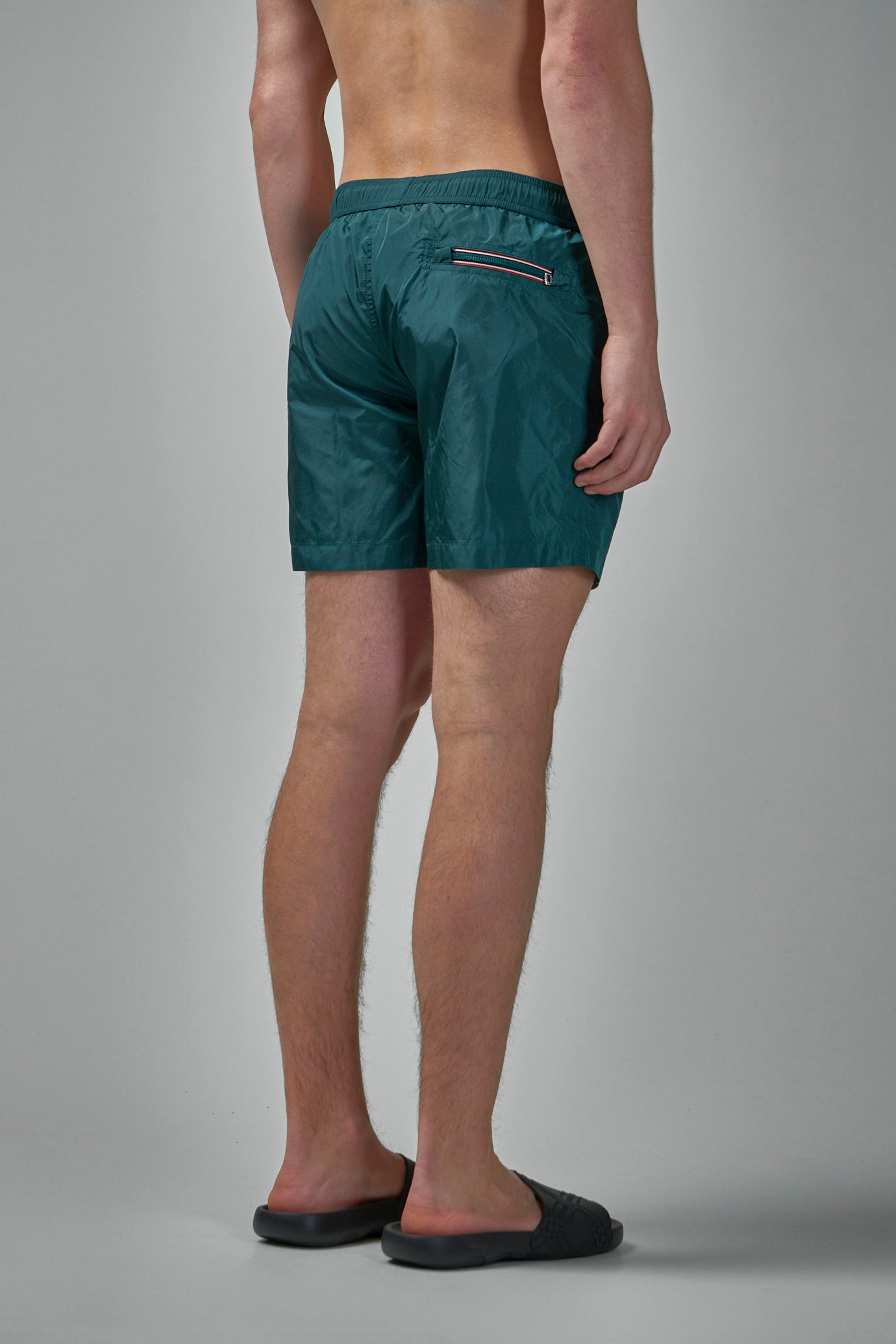 Badeshorts mit Logo-Patch