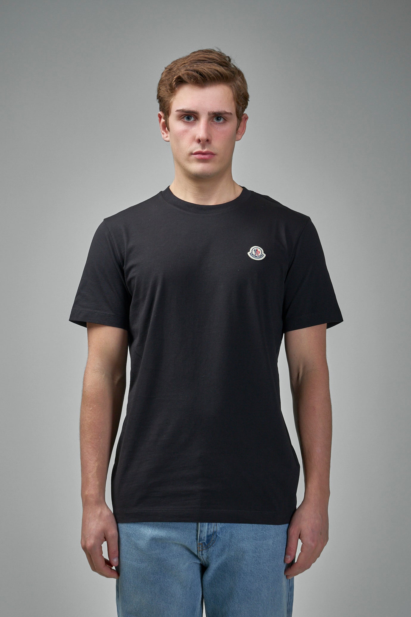 Logo Patch Cotton T-Shirt (Pack of Three)