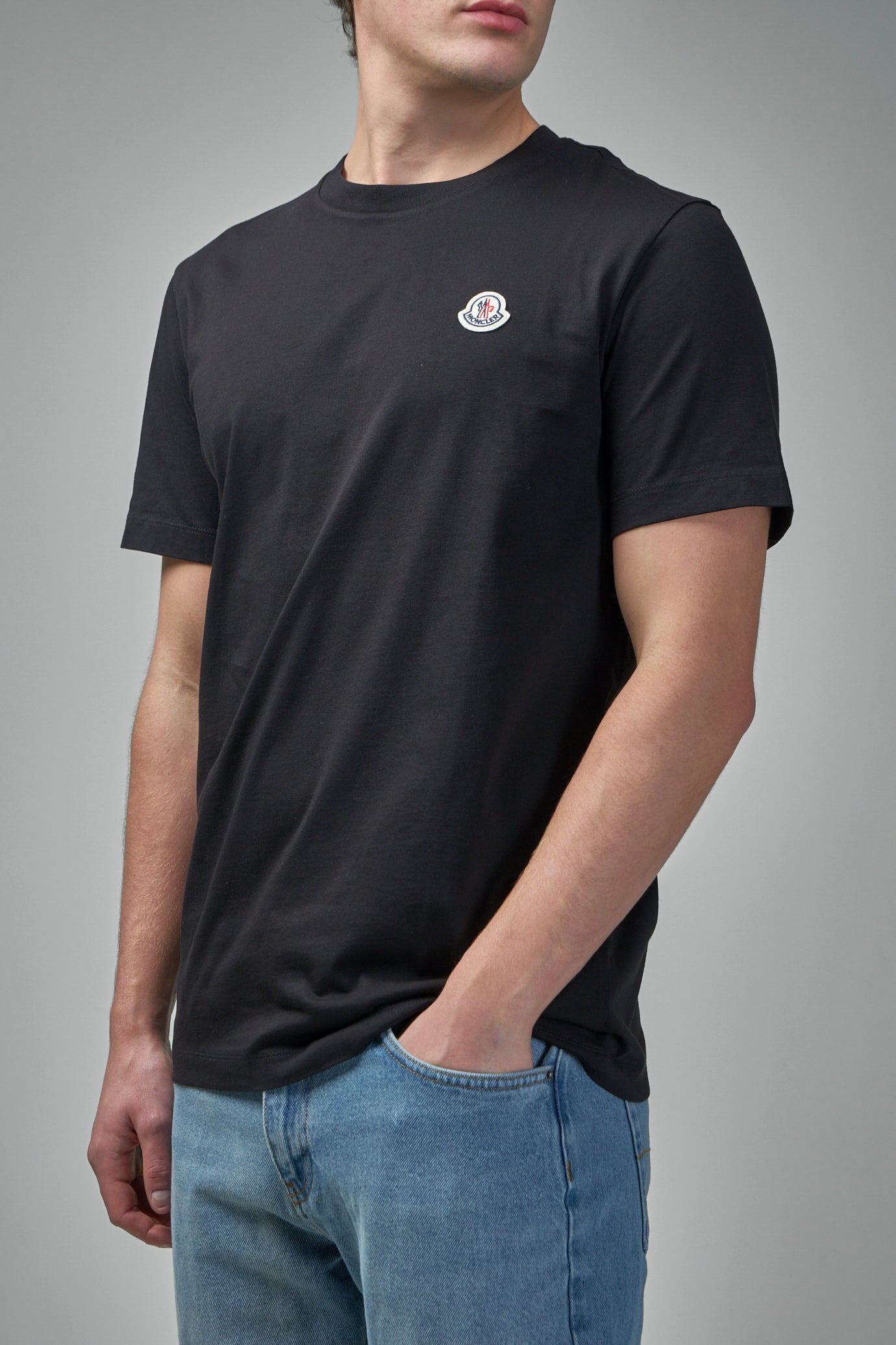 Logo Patch Cotton T-Shirt (Pack of Three)