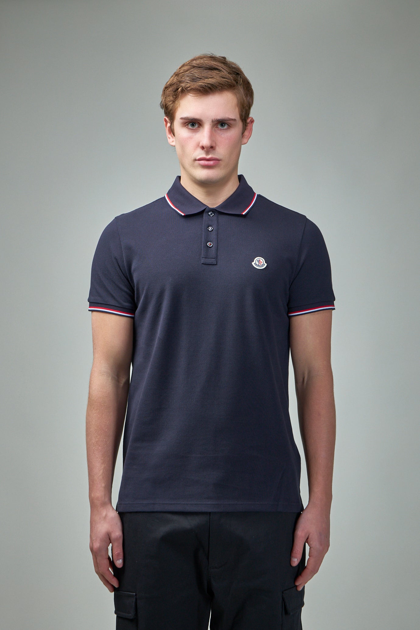 Tricolour-Trimmed Cotton Piquet Polo Shirt